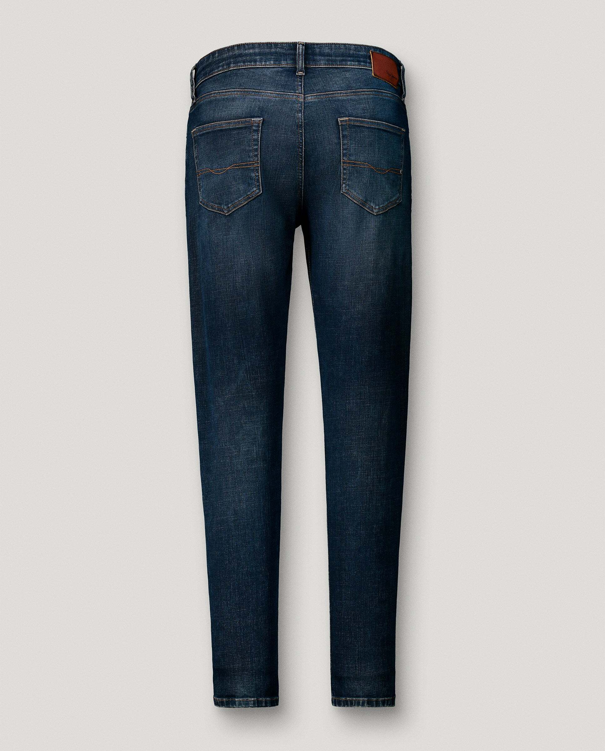 Imagen 8 de Vaquero de hombre fit skinny tiro regular - Pepe Jeans - Azul oscuro Azul oscuro