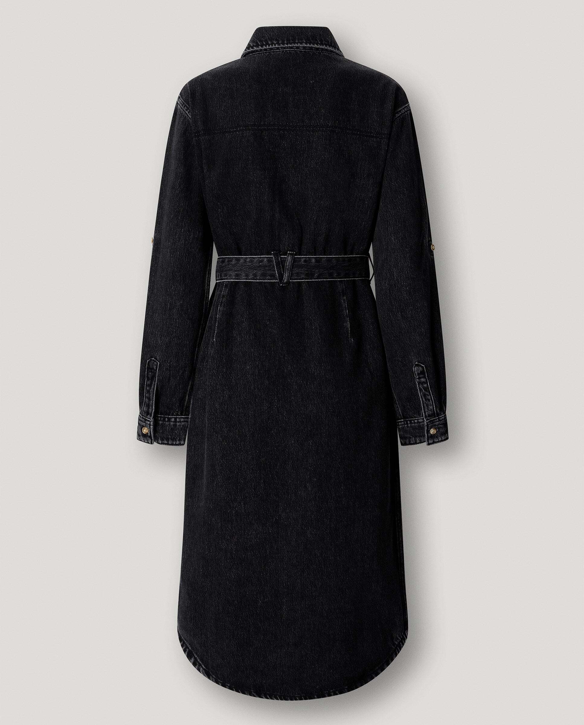 Vestido corto de mujer denim fit regular - Pepe Jeans - Negro Negro-8