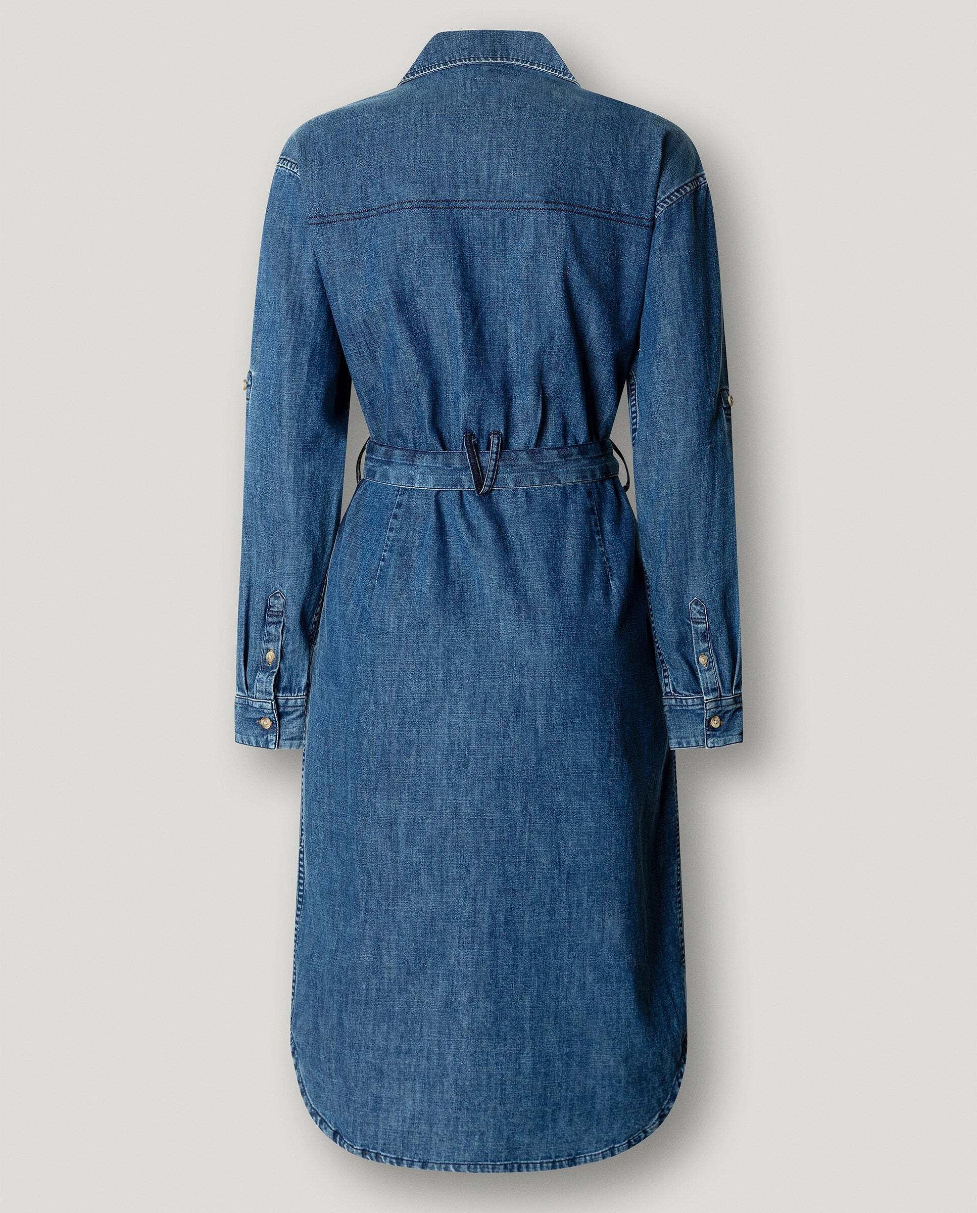 Vestido corto de mujer denim fit regular - Pepe Jeans - Azul Azul-8