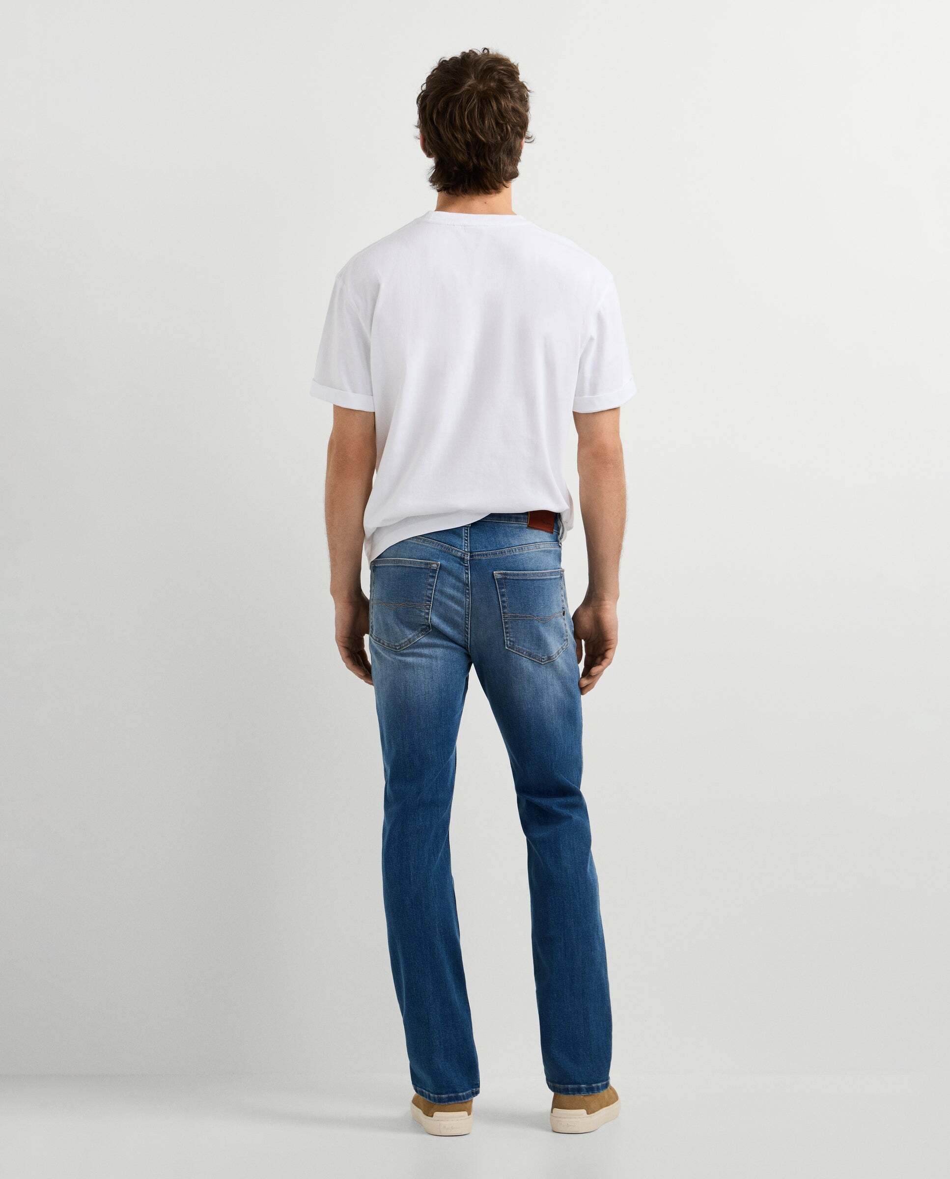Vaquero de hombre fit slim tiro regular - Pepe Jeans - Azul denim Azul denim-3