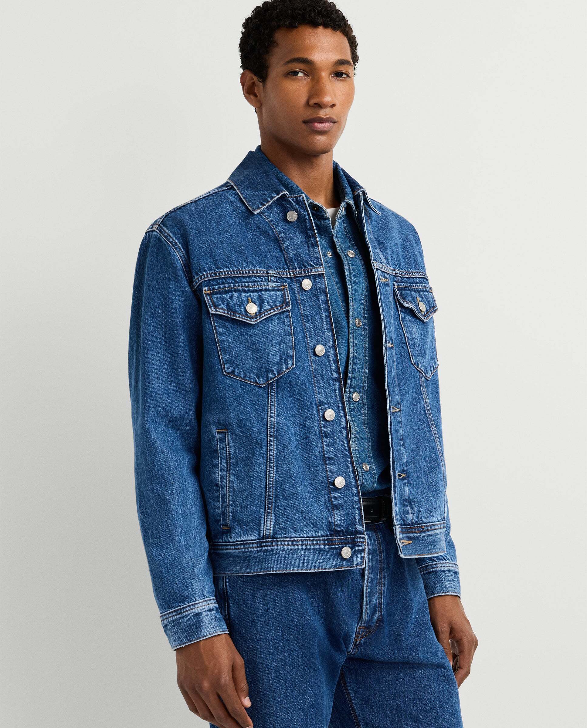 Cazadora vaquera de hombre fit regular - Pepe Jeans - Azul denim Azul denim-6