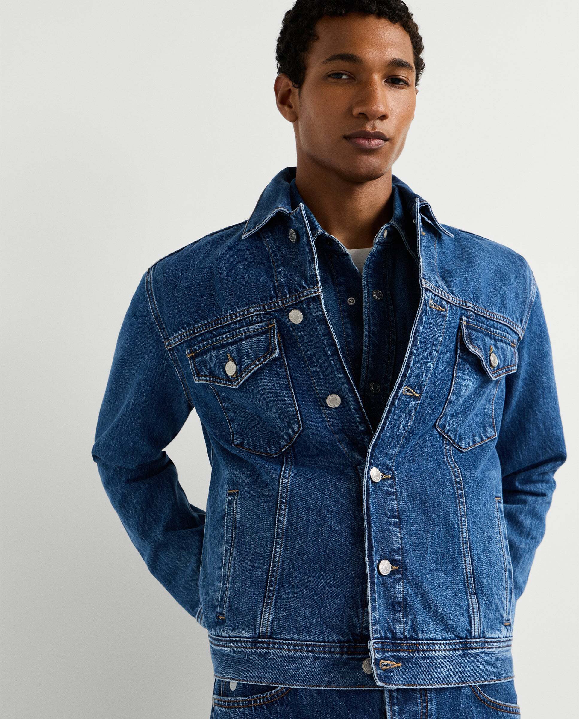 Cazadora vaquera de hombre fit regular - Pepe Jeans - Azul denim Azul denim-7