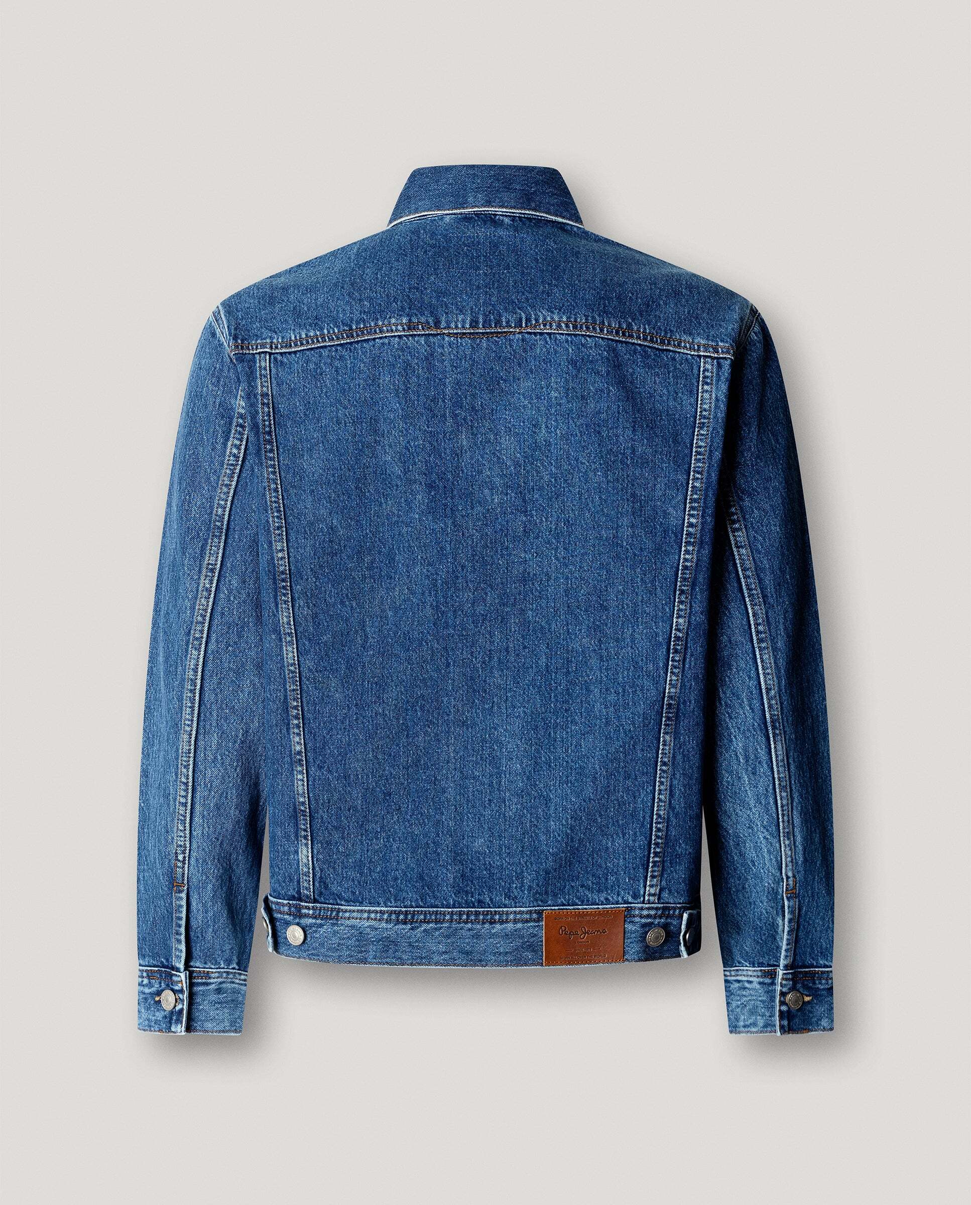 Cazadora vaquera de hombre fit regular - Pepe Jeans - Azul denim Azul denim-8