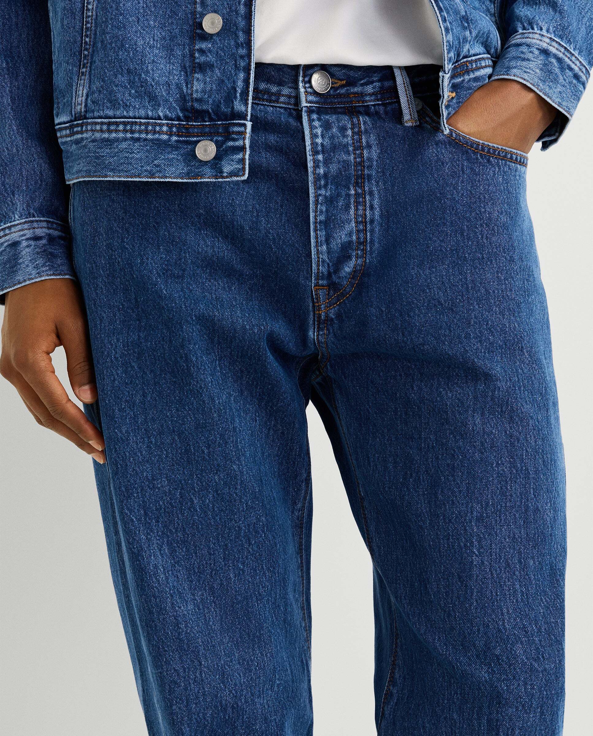 Vaquero de hombre fit relaxed tiro regular - Pepe Jeans - Azul denim Azul denim-5