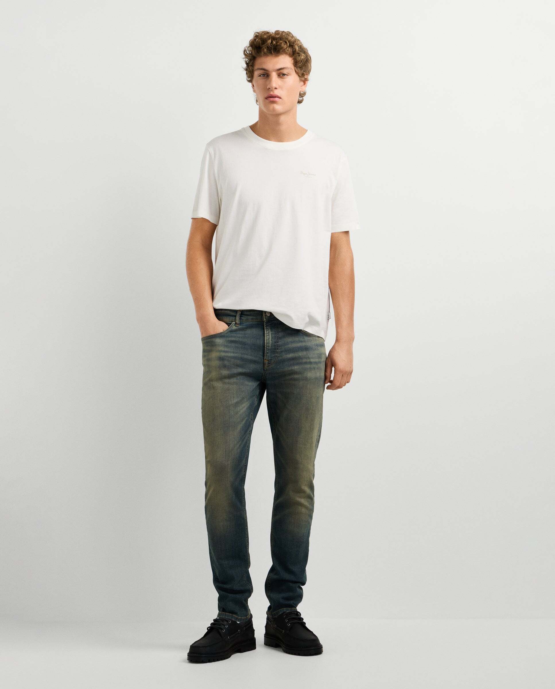 Vaquero de hombre fit taper tiro regular - Pepe Jeans - Azul Azul-1