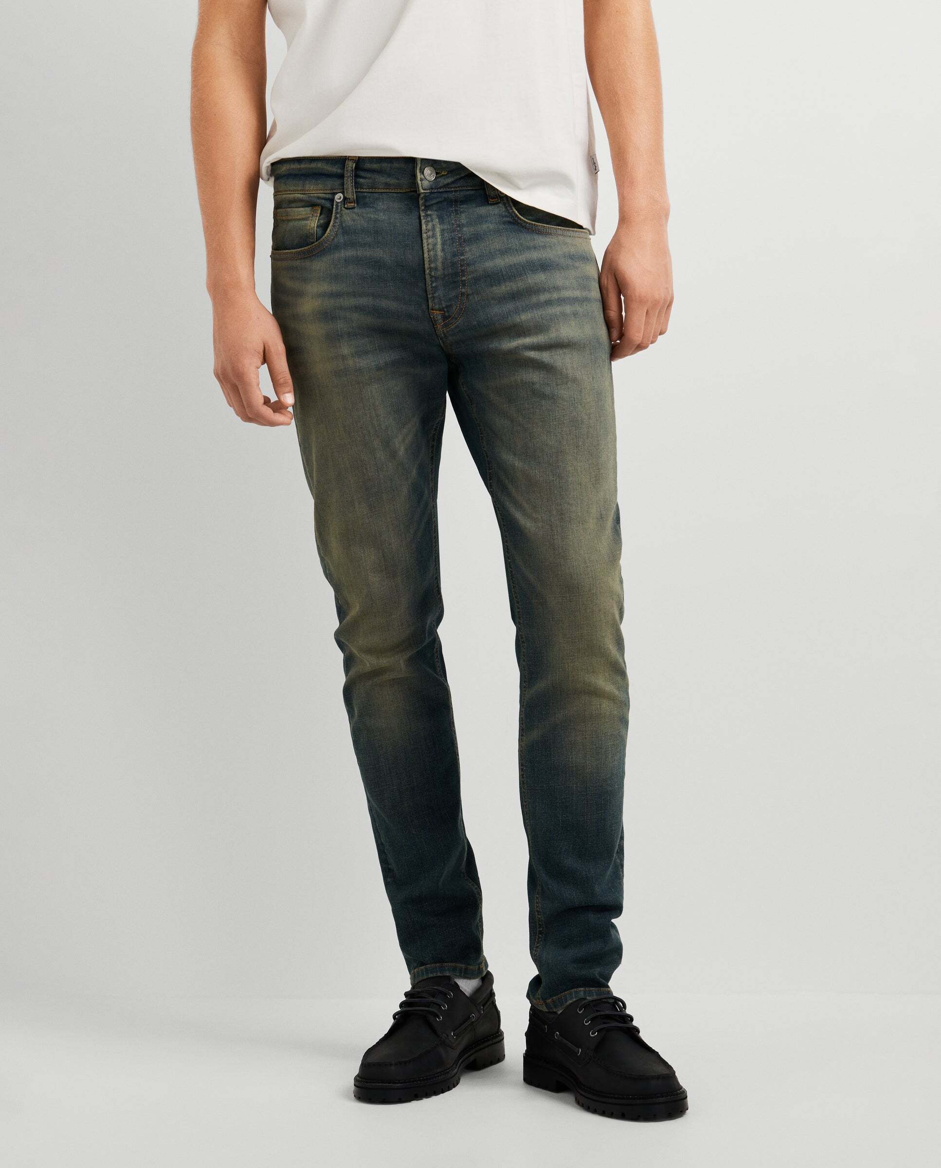 Vaquero de hombre fit taper tiro regular - Pepe Jeans - Azul Azul-2