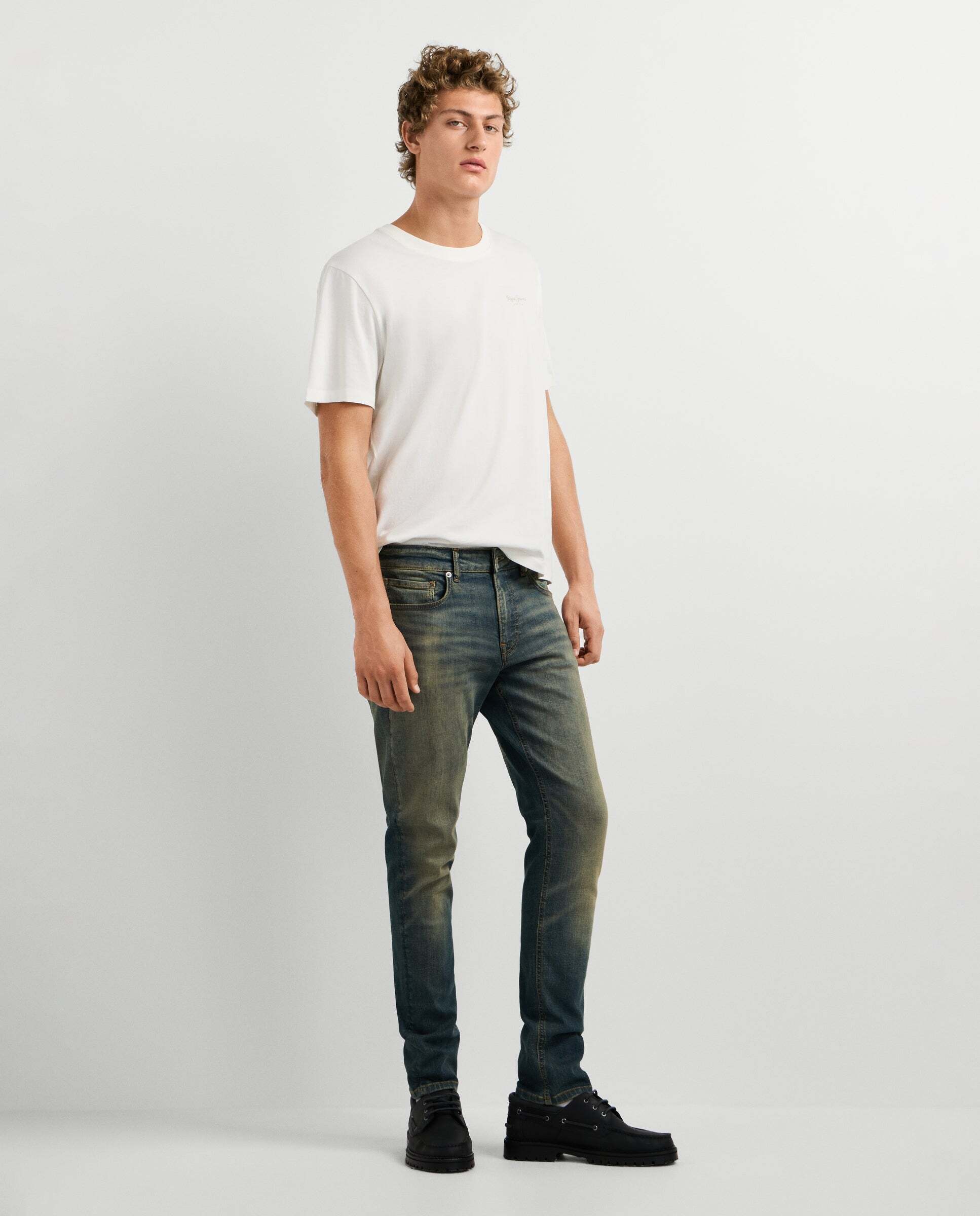 Vaquero de hombre fit taper tiro regular - Pepe Jeans - Azul Azul-6