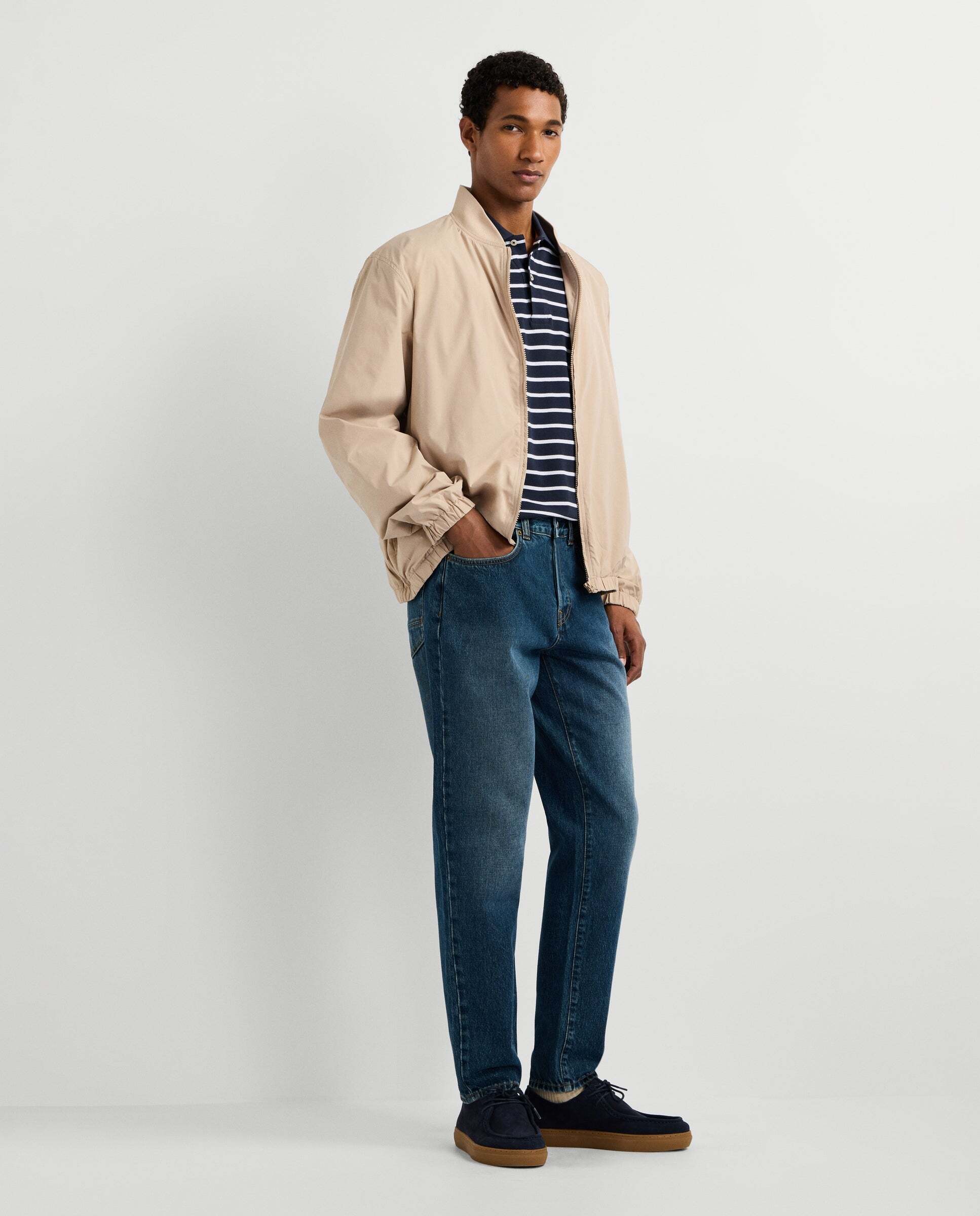 Camden- jeans fit taper y tiro caído - Pepe Jeans - Azul oscuro Azul oscuro-3