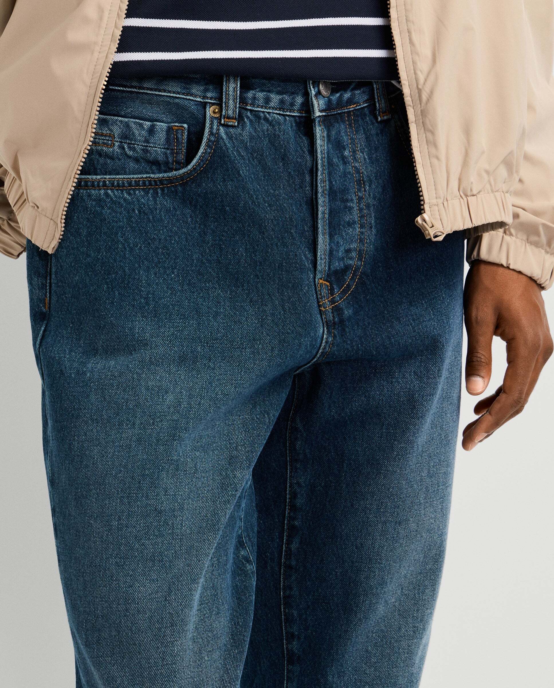 Camden- jeans fit taper y tiro caído - Pepe Jeans - Azul oscuro Azul oscuro-5