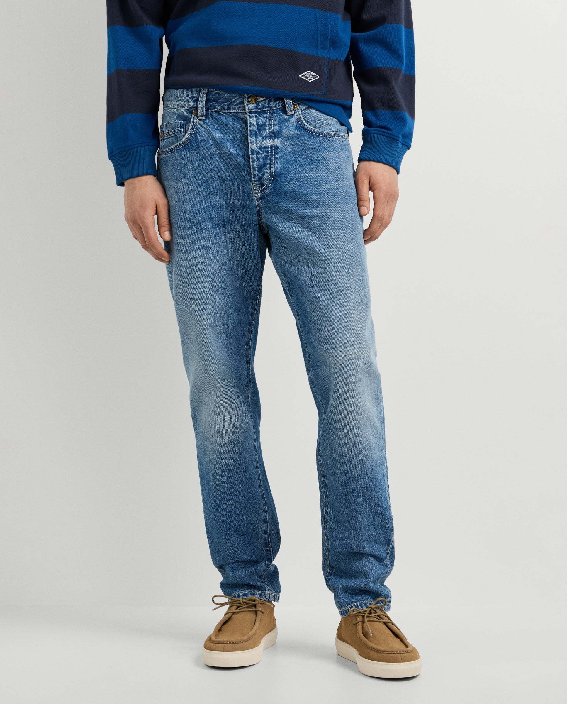 Camden- jeans fit taper y tiro caído - Pepe Jeans - Azul denim Azul denim-2