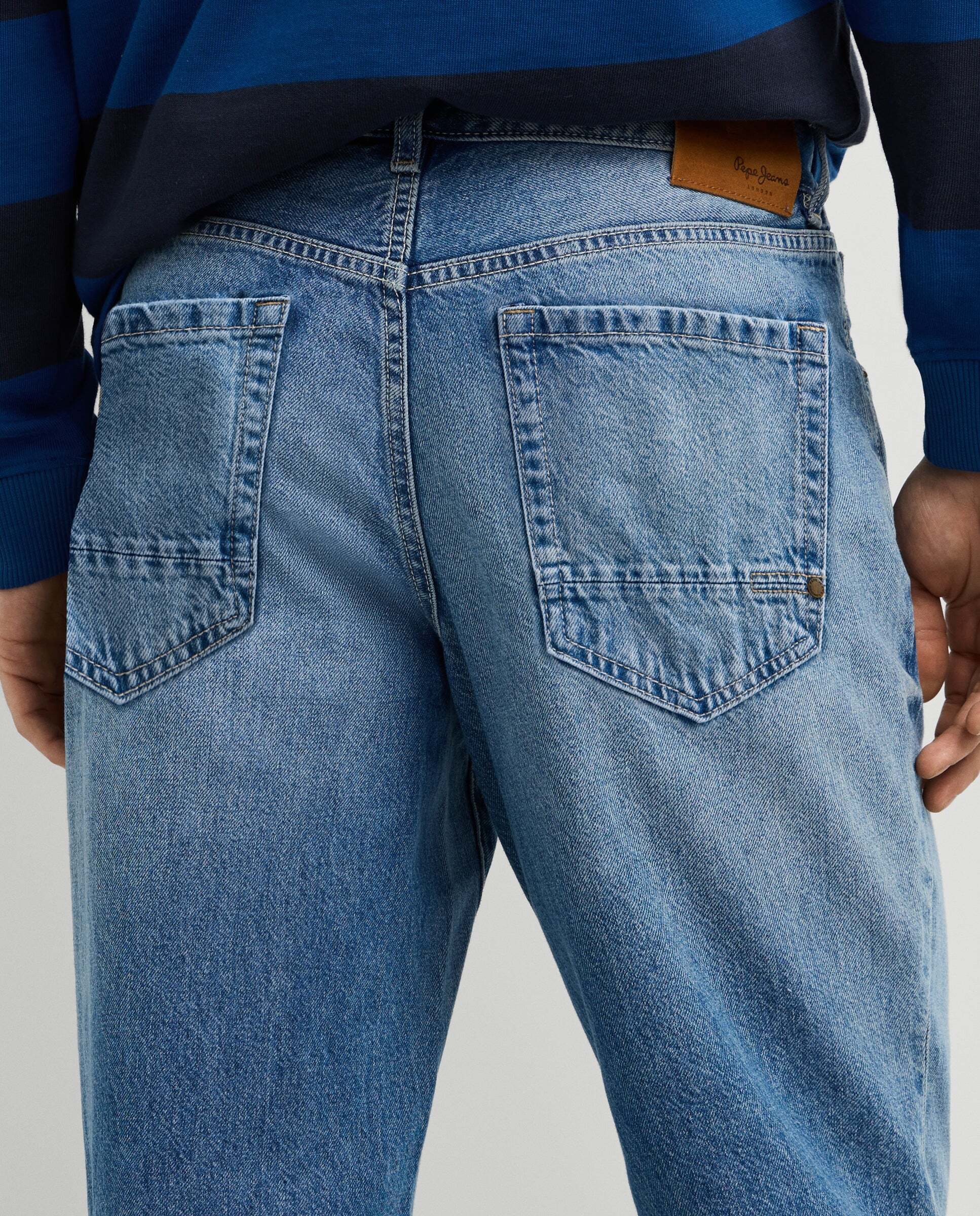 Camden- jeans fit taper y tiro caído - Pepe Jeans - Azul denim Azul denim-5