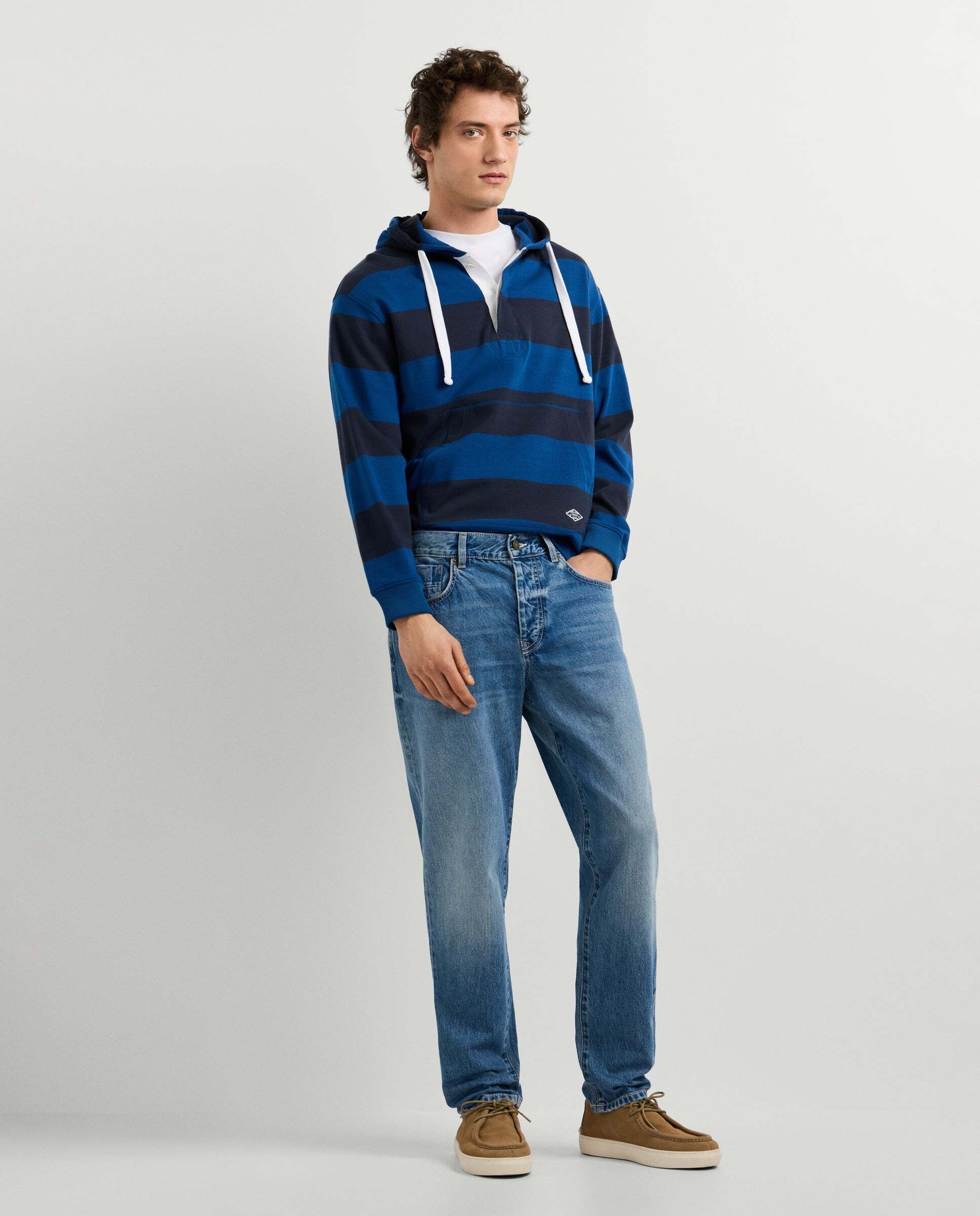 Camden- jeans fit taper y tiro caído - Pepe Jeans - Azul denim Azul denim-6