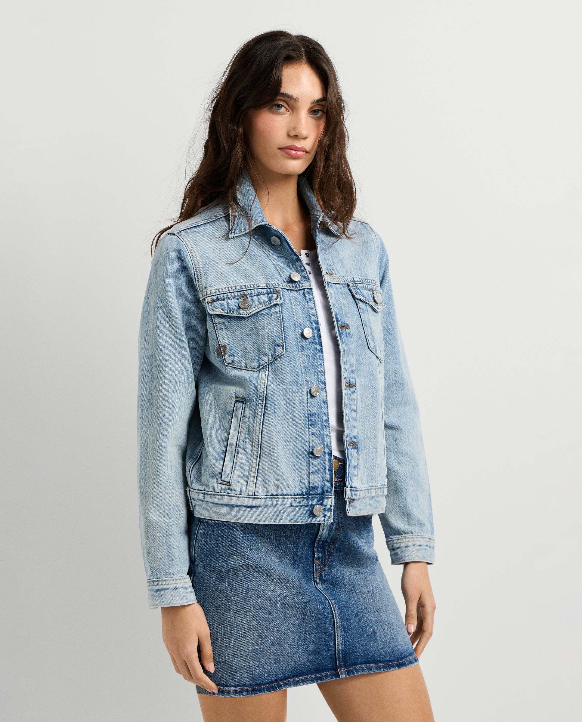 Imagen 6 de Cazadora vaquera de mujer fit regular - Pepe Jeans - Azul claro Azul claro