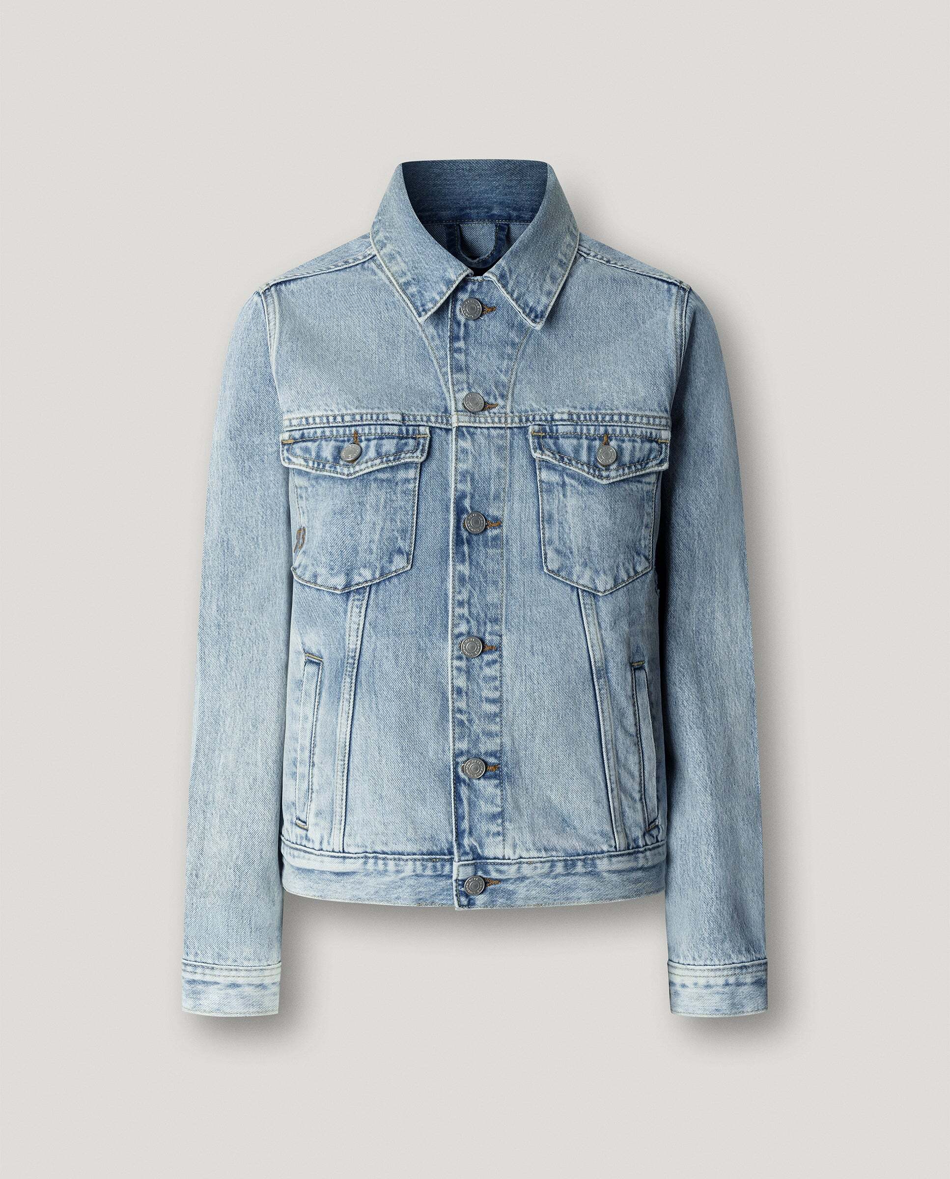 Imagen 9 de Cazadora vaquera de mujer fit regular - Pepe Jeans - Azul claro Azul claro