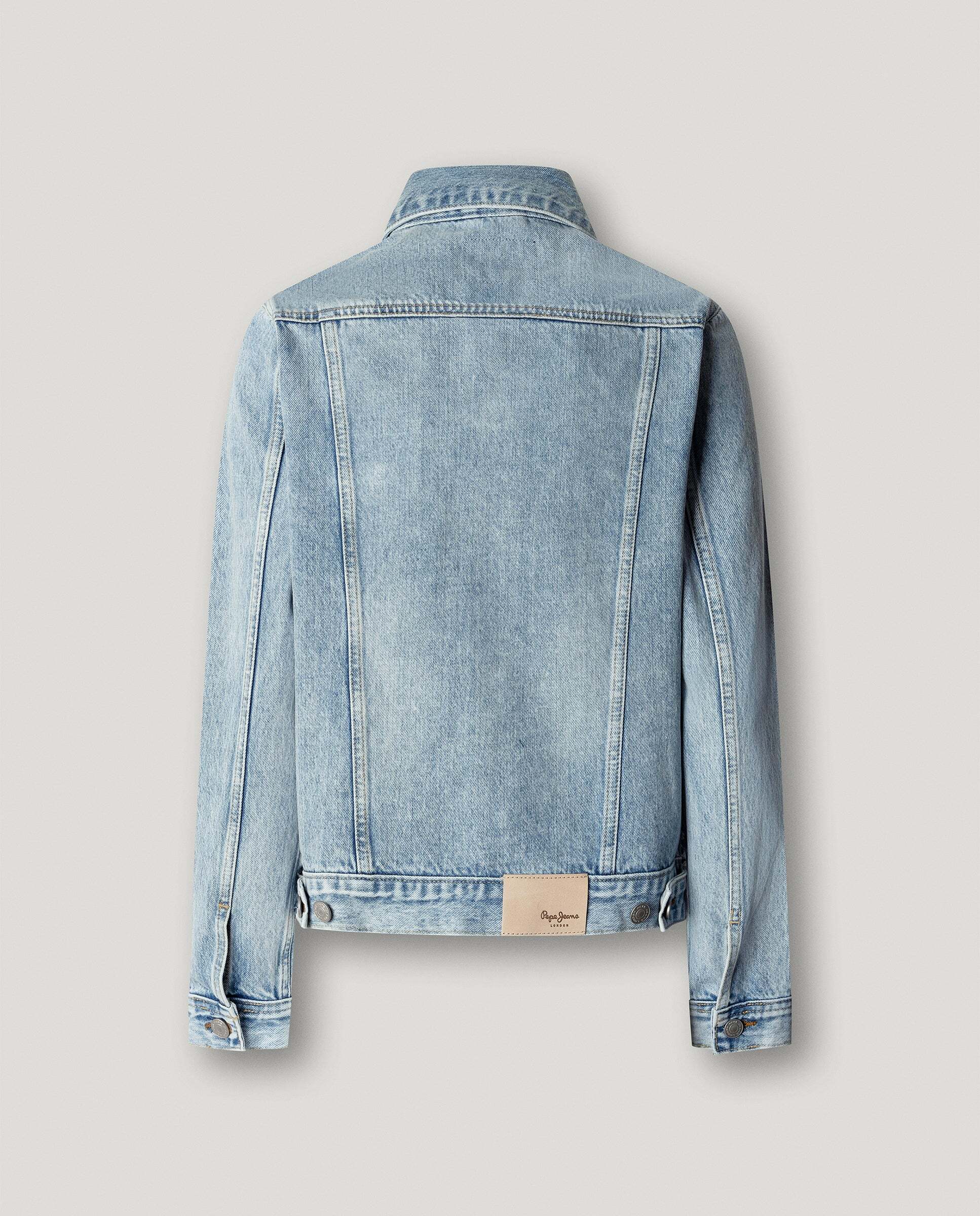 Imagen 8 de Cazadora vaquera de mujer fit regular - Pepe Jeans - Azul claro Azul claro