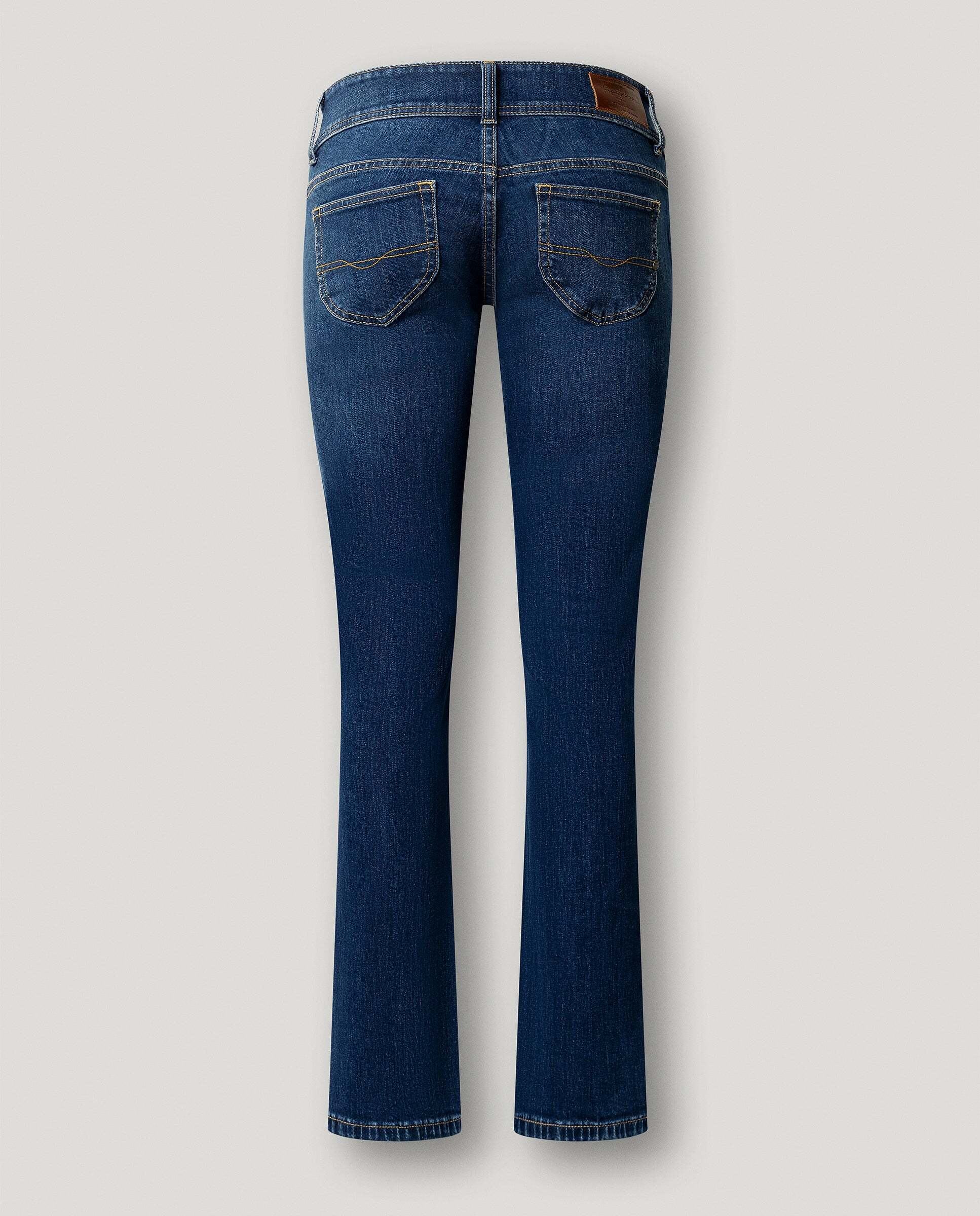 Vaquero de mujer fit slim tiro bajo - Pepe Jeans - Azul Azul-8