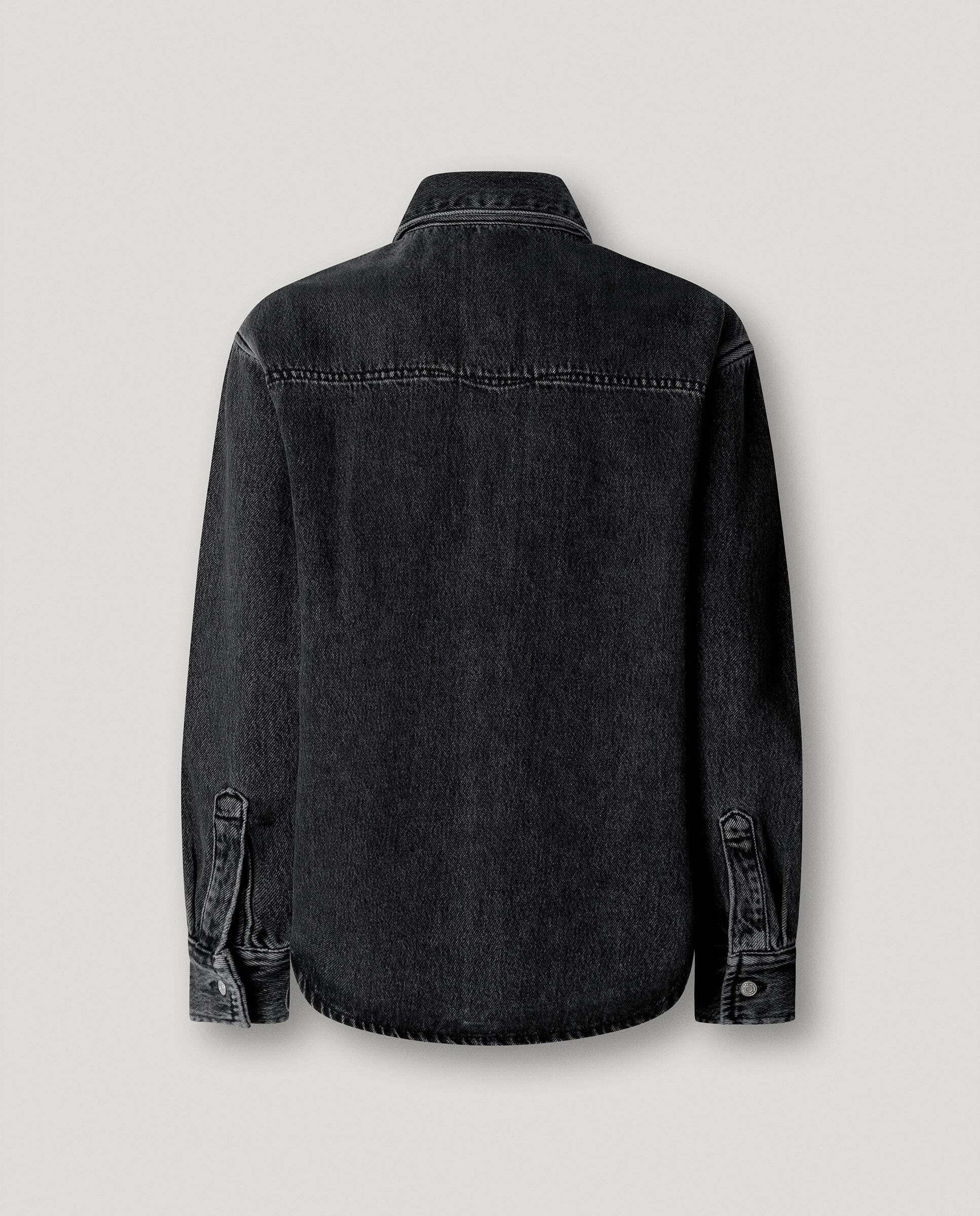 Sobrecamisa vaquera de mujer fit relaxed - Pepe Jeans - Negro Negro-5