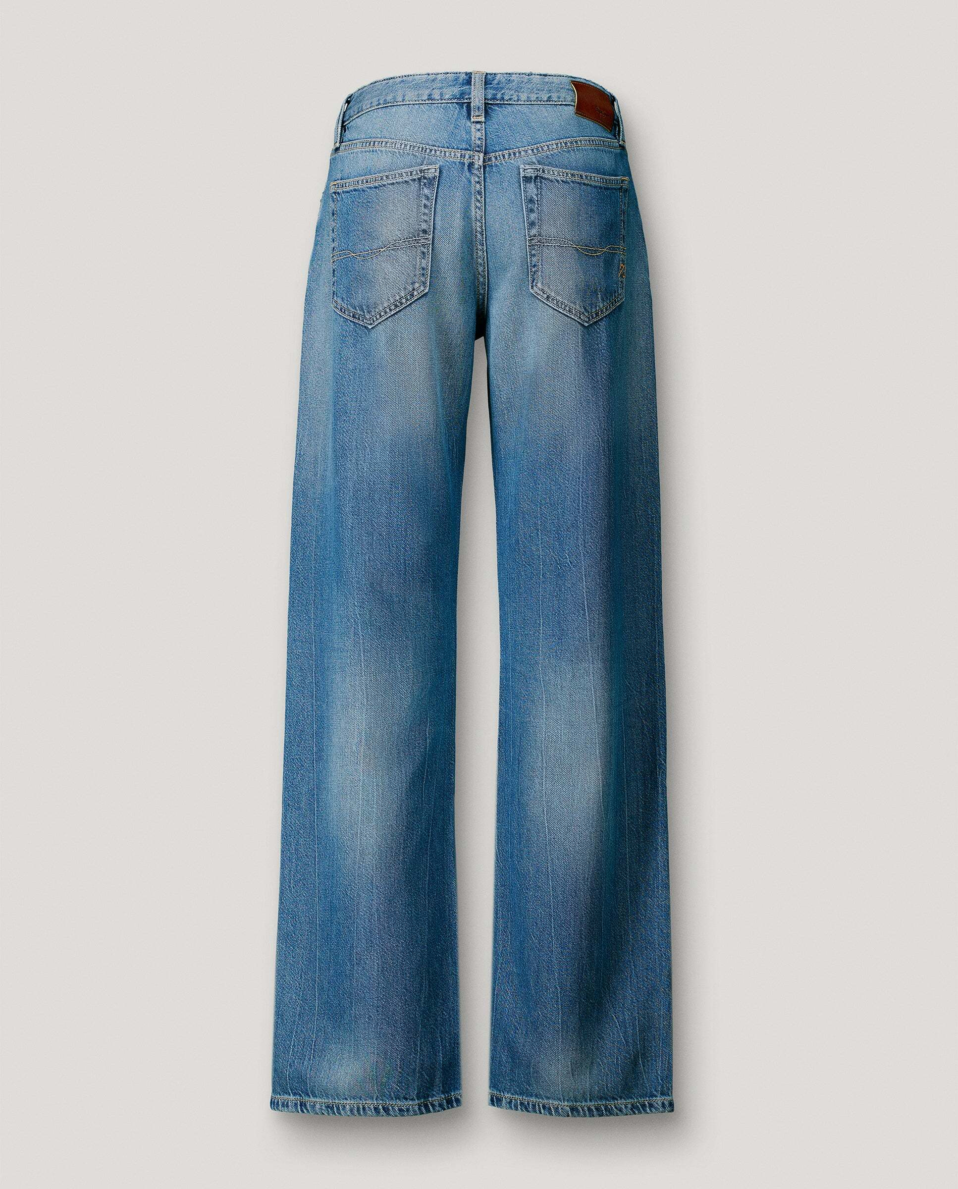 Vaquero de mujer fit loose tiro bajo - Pepe Jeans - Azul denim Azul denim-8