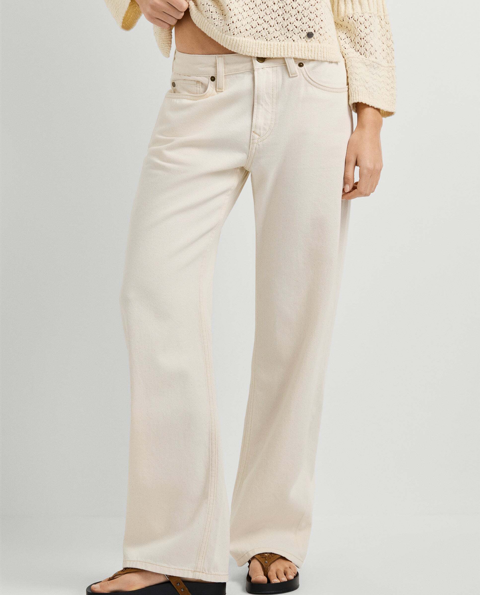 Vaquero de mujer fit loose tiro bajo - Pepe Jeans - Crudo Crudo-2