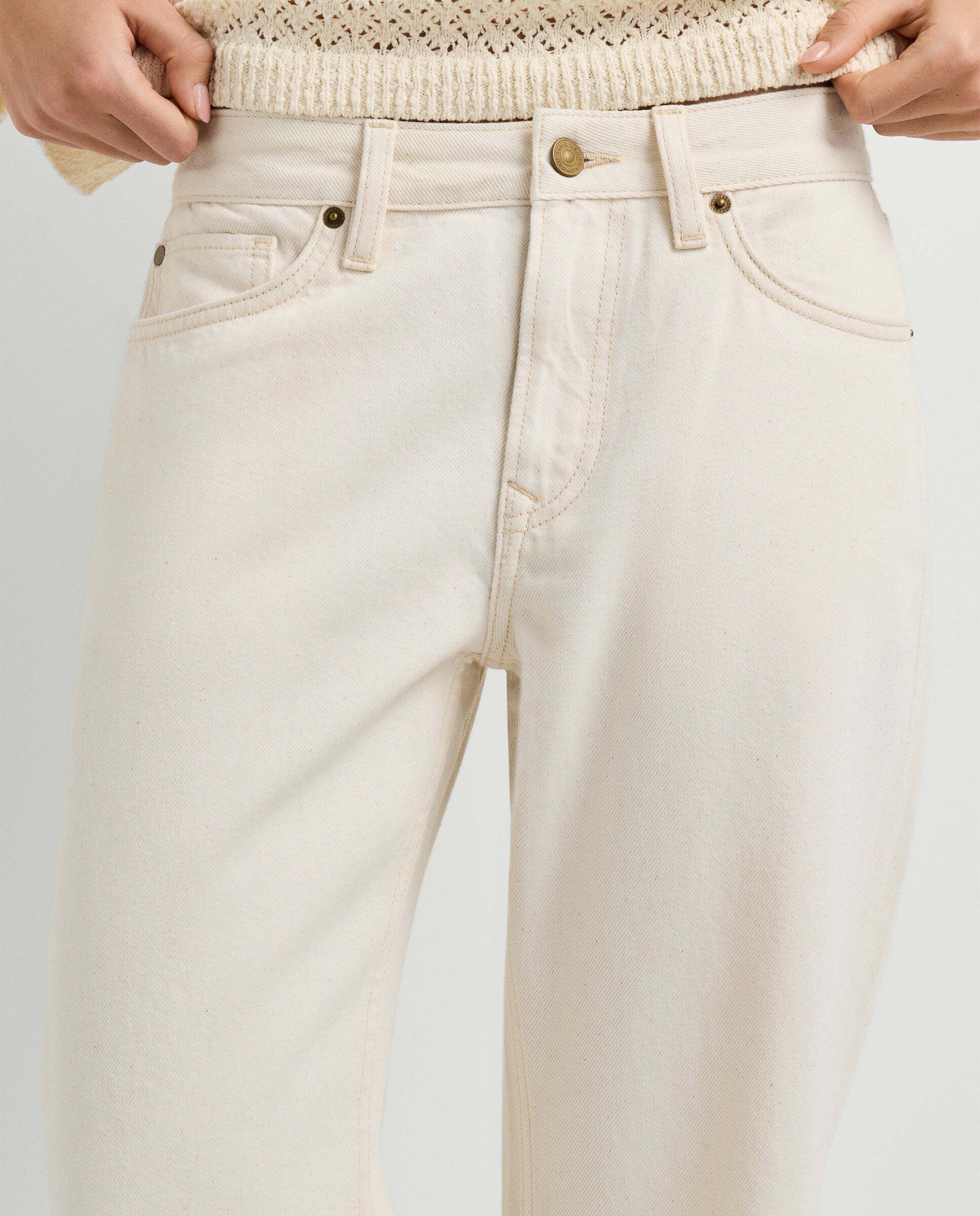Vaquero de mujer fit loose tiro bajo - Pepe Jeans - Crudo Crudo-4
