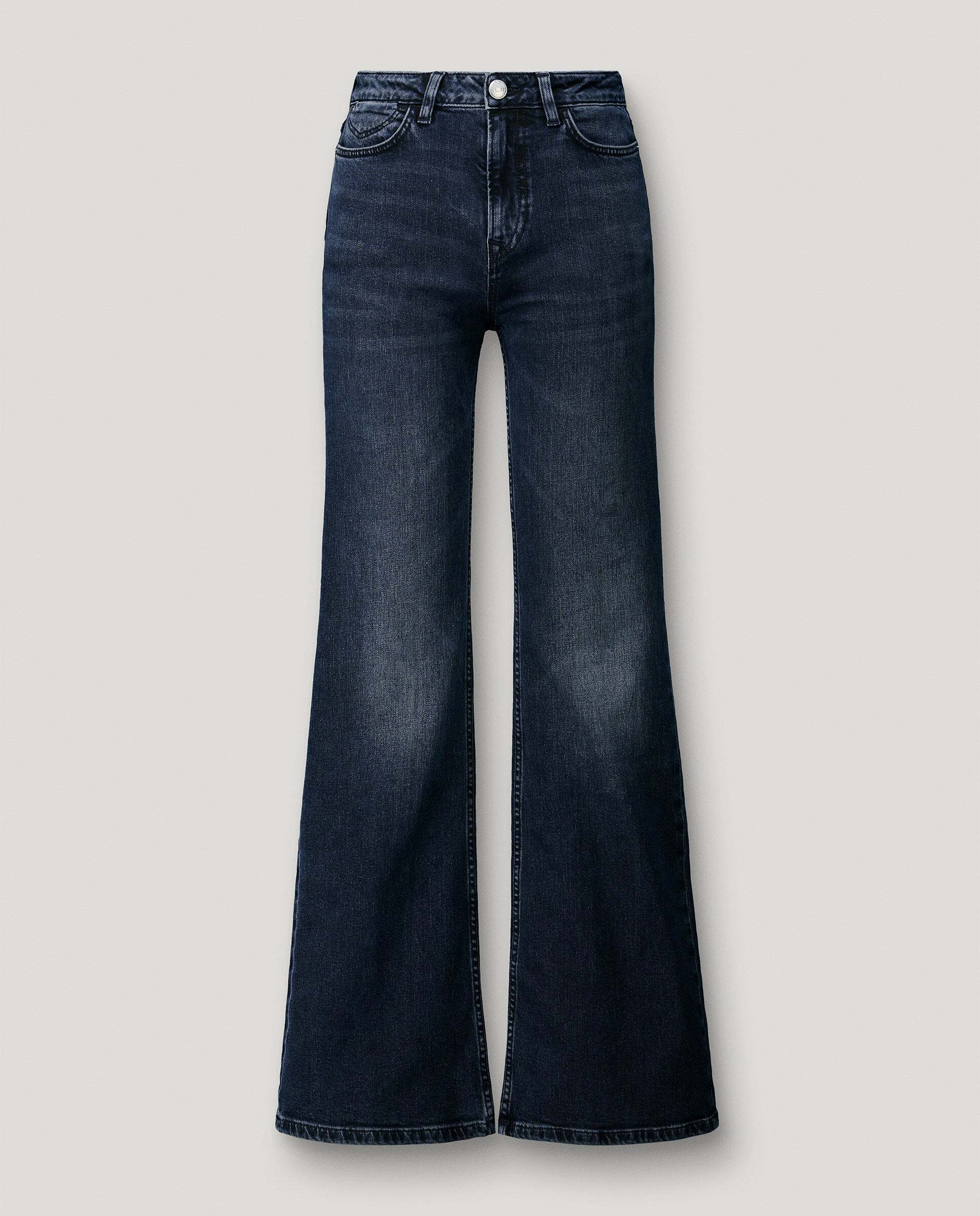 Vaquero de mujer fit flare y tiro alto - Pepe Jeans - willa - Negro Negro-9