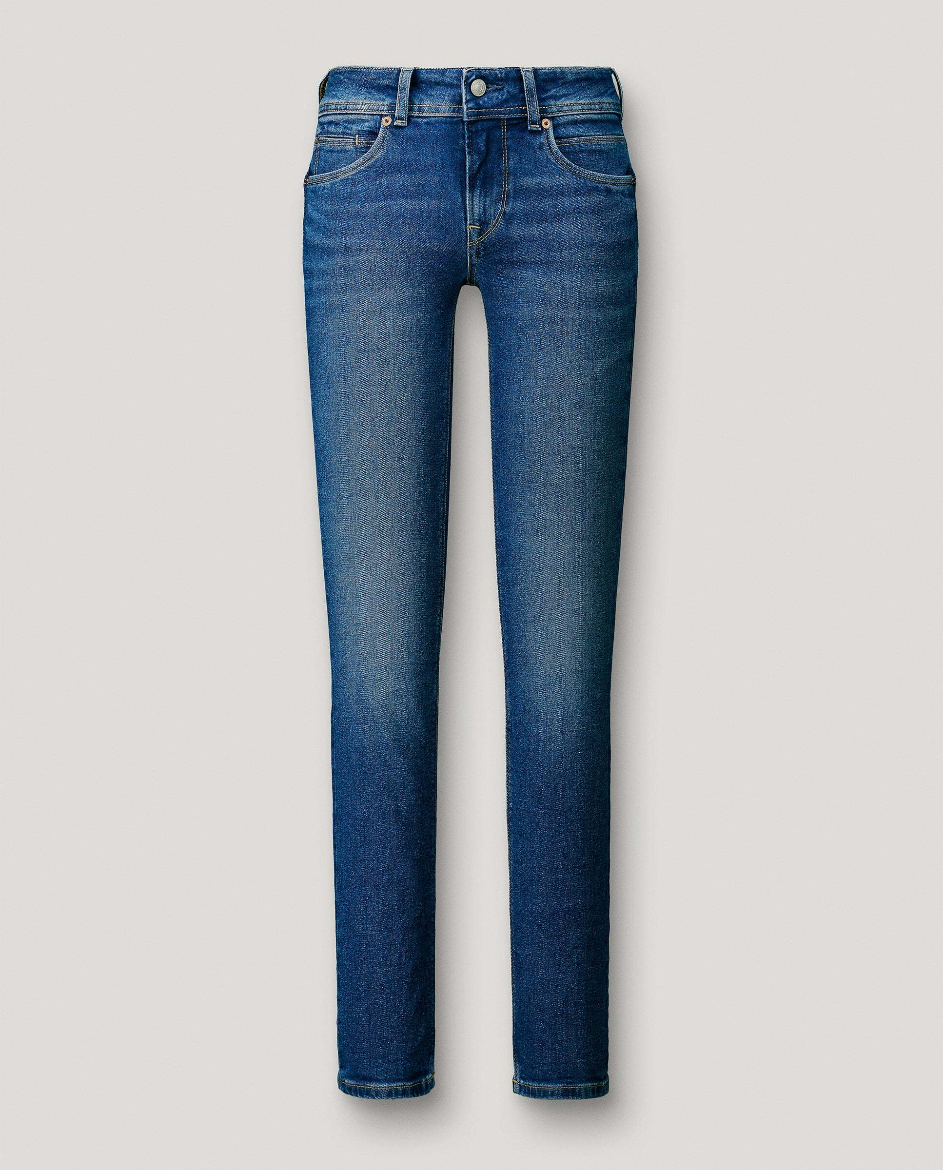 Vaquero de mujer fit slim tiro bajo - Pepe Jeans - Azul Azul-9