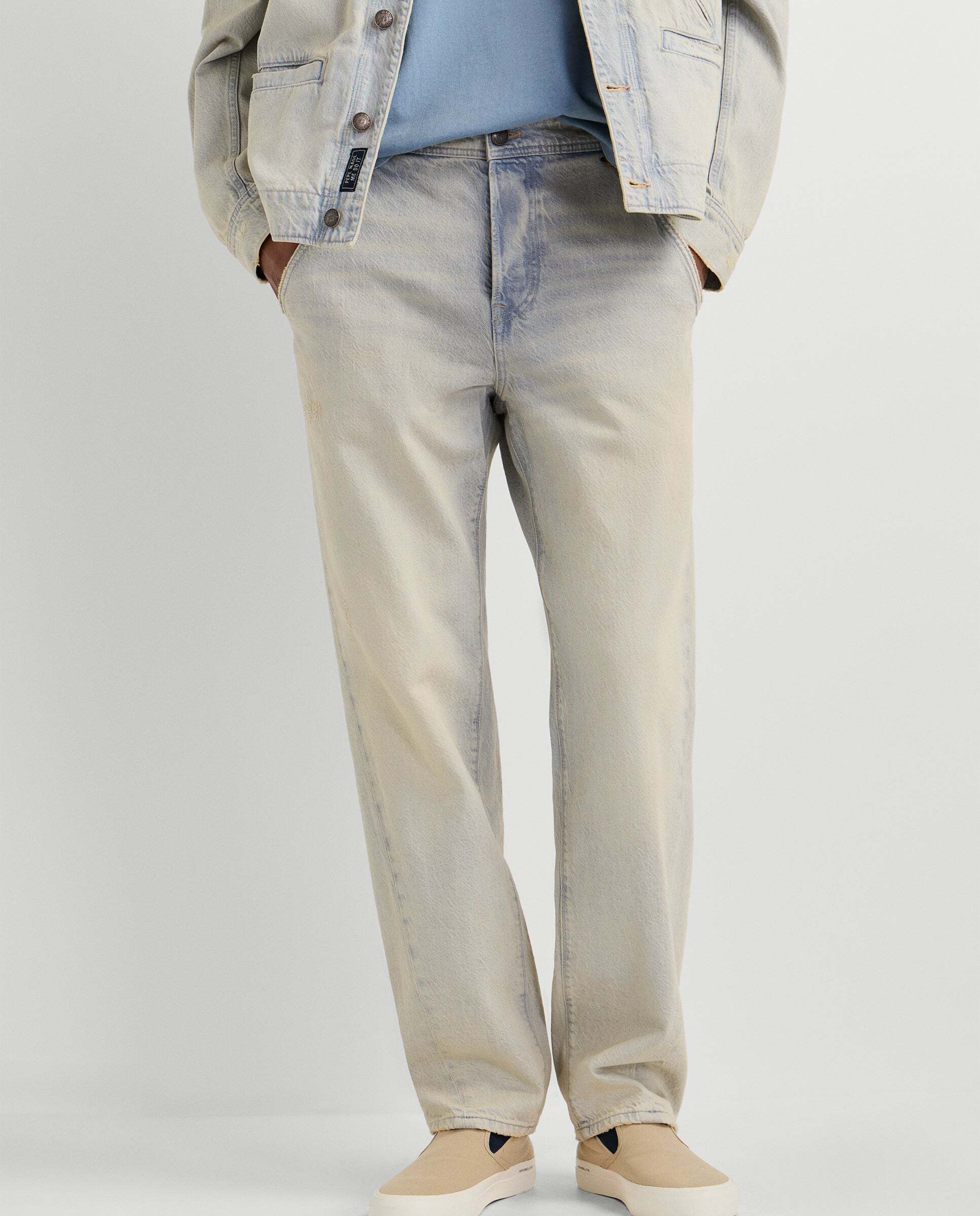 Imagen 2 de Vaquero de hombre fit loose tiro caído - Pepe Jeans - Gris Gris