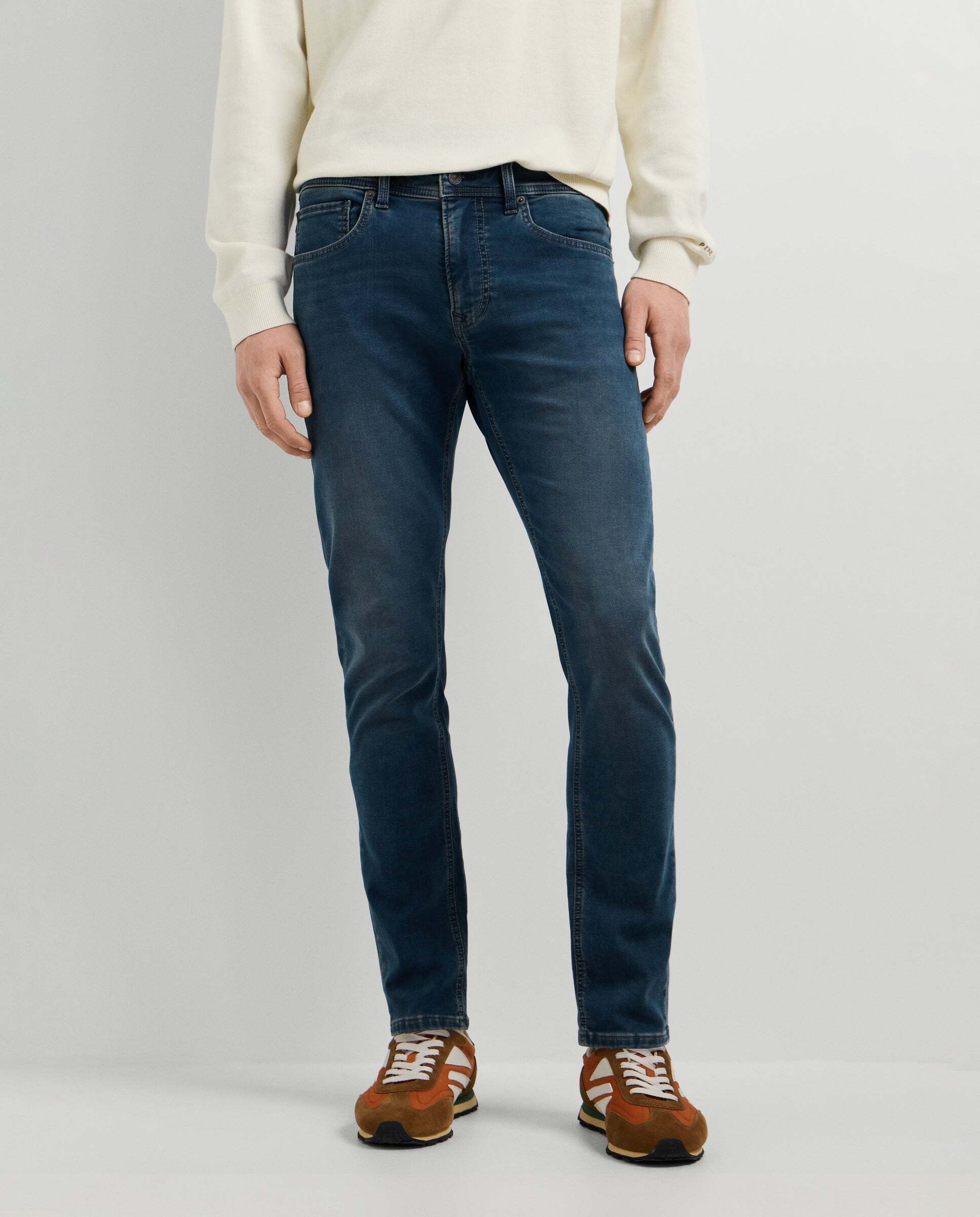 Vaquero de hombre fit slim tiro regular - Pepe Jeans - Azul oscuro Azul oscuro-2