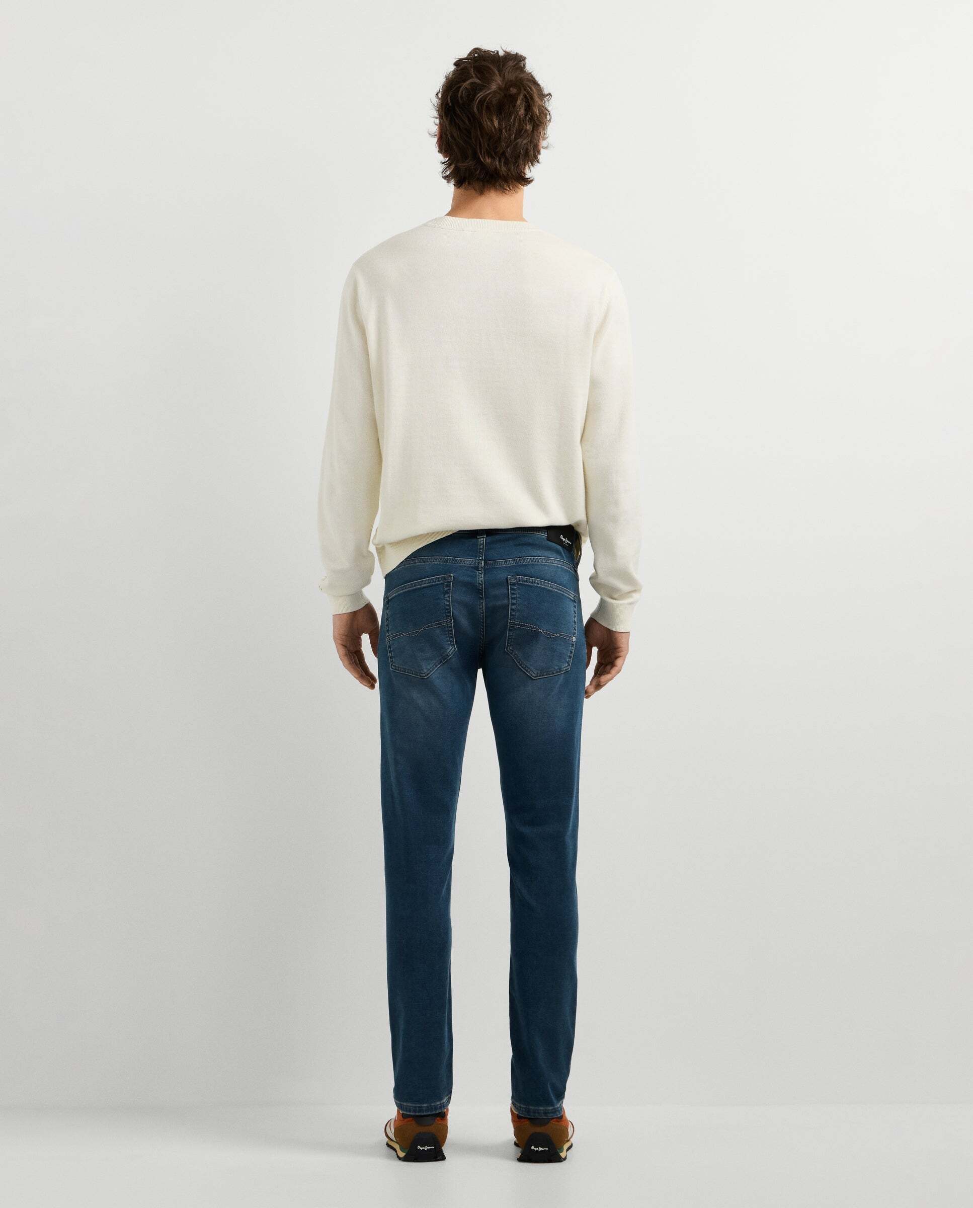 Vaquero de hombre fit slim tiro regular - Pepe Jeans - Azul oscuro Azul oscuro-3