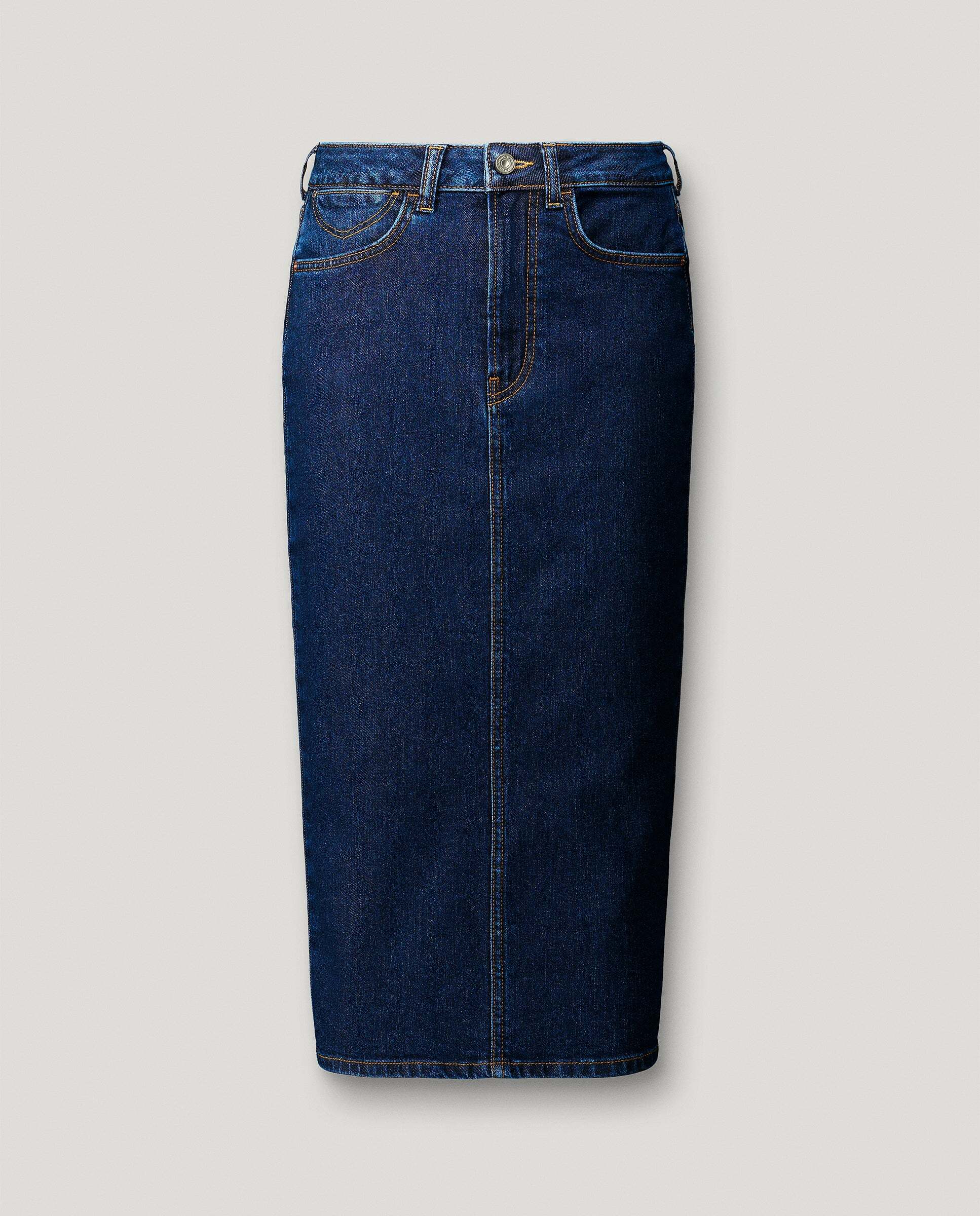 Falda midi de mujer detalles bordados - Pepe Jeans - Rosa Rosa-7