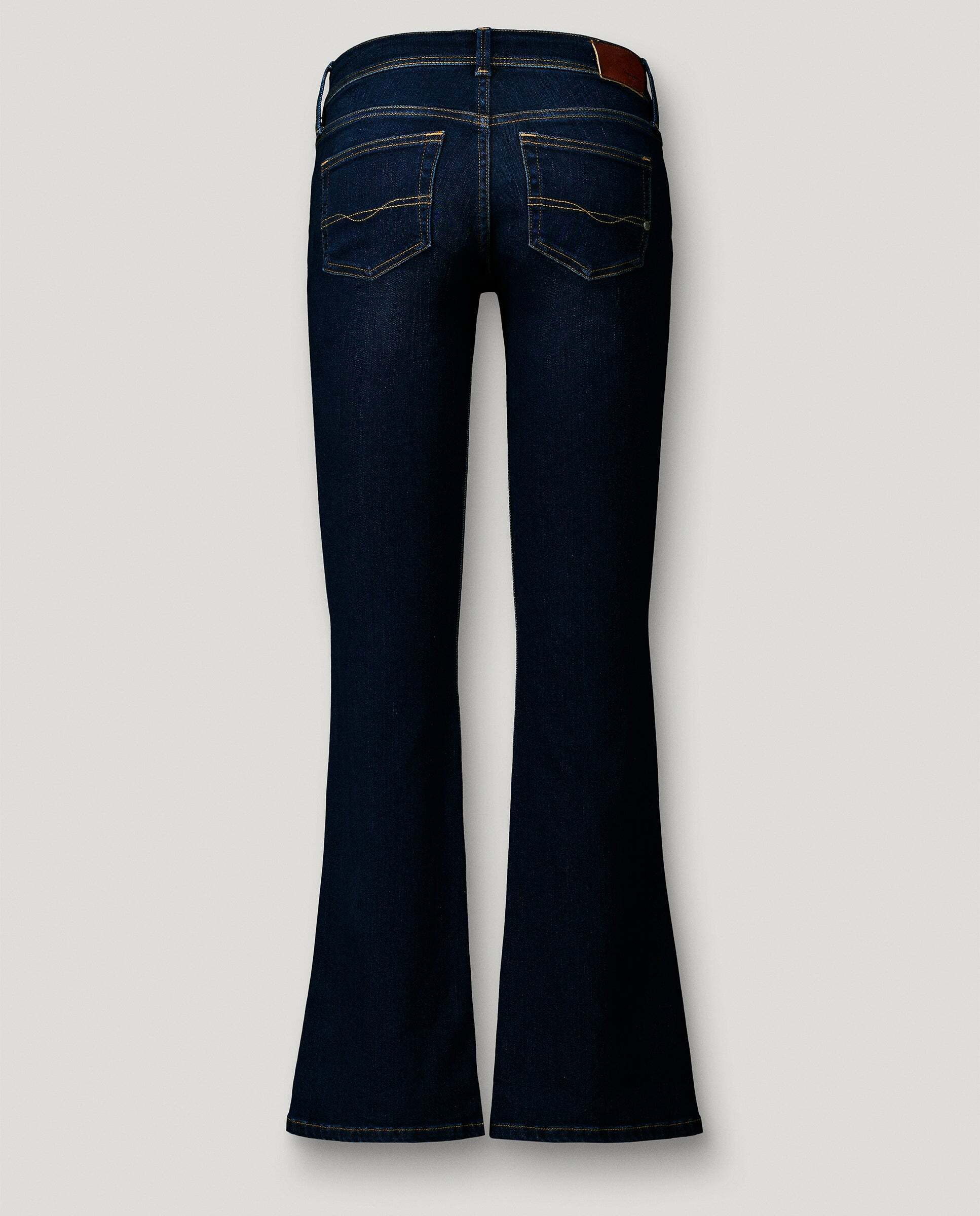 Imagen 8 de Vaquero de mujer fit flare tiro bajo - Pepe Jeans - Azul oscuro Azul oscuro