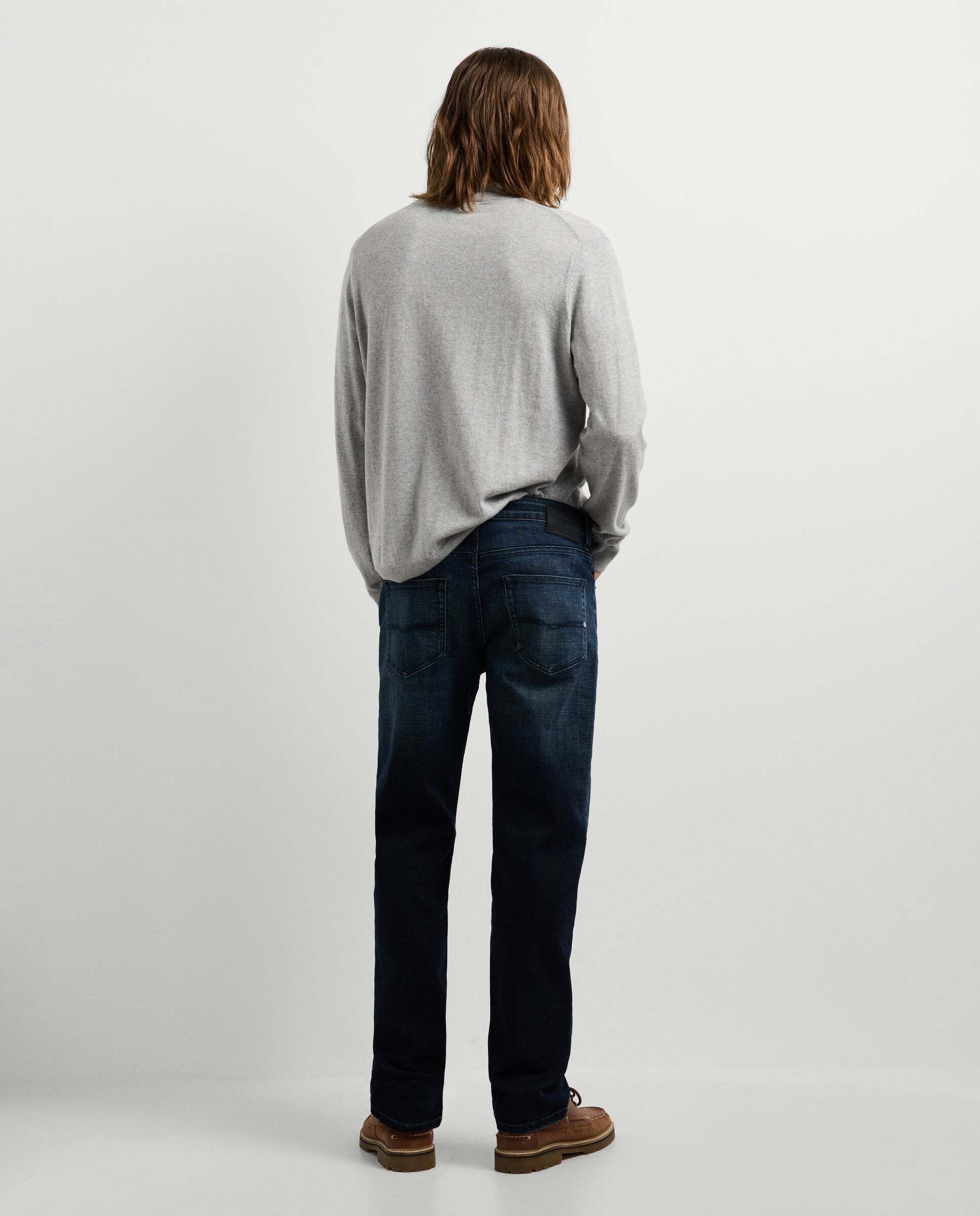 Vaquero de hombre fit recto tiro regular - Pepe Jeans - Azul oscuro Azul oscuro-3