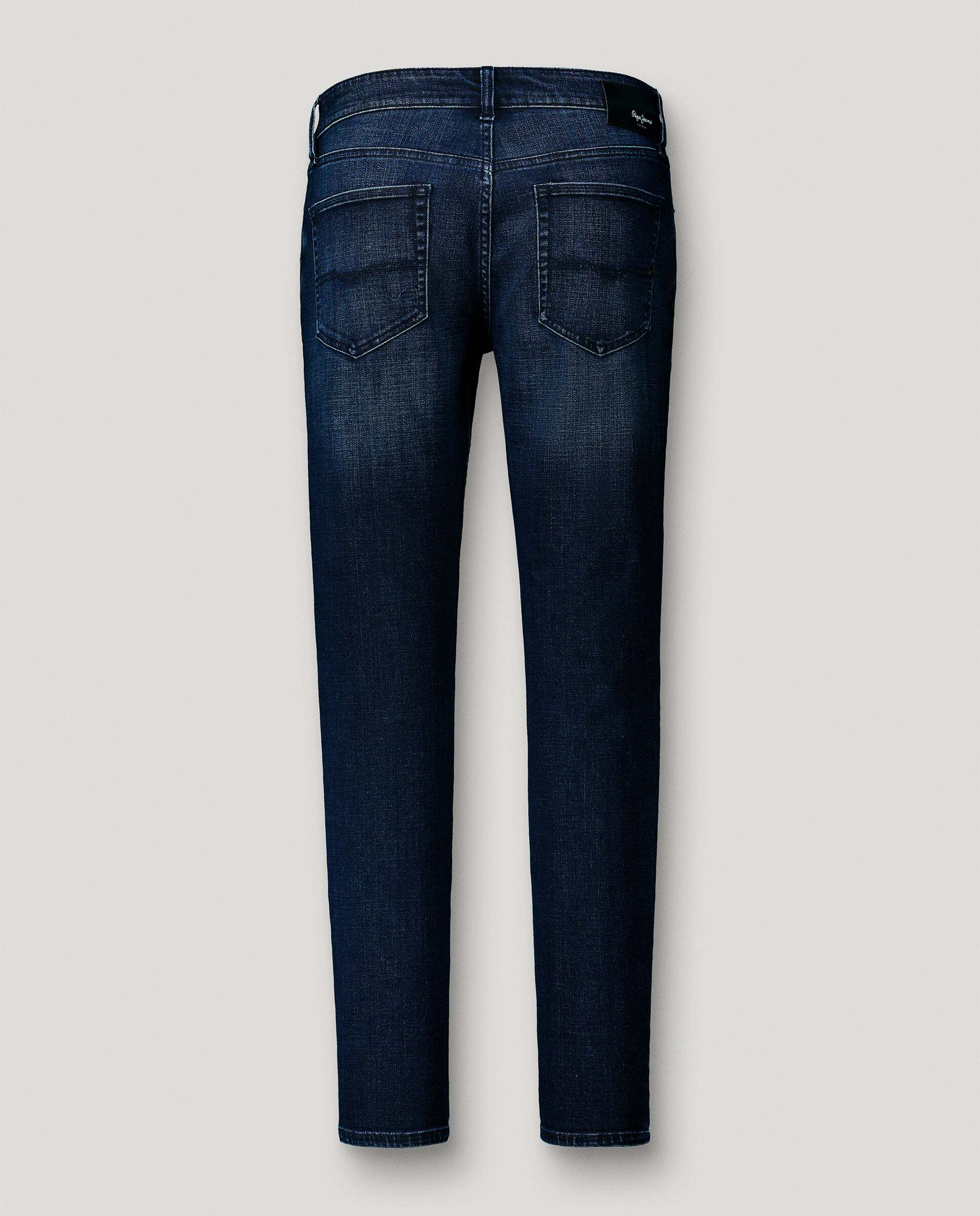 Vaquero de hombre fit taper tiro regular - Pepe Jeans - Azul oscuro Azul oscuro-5