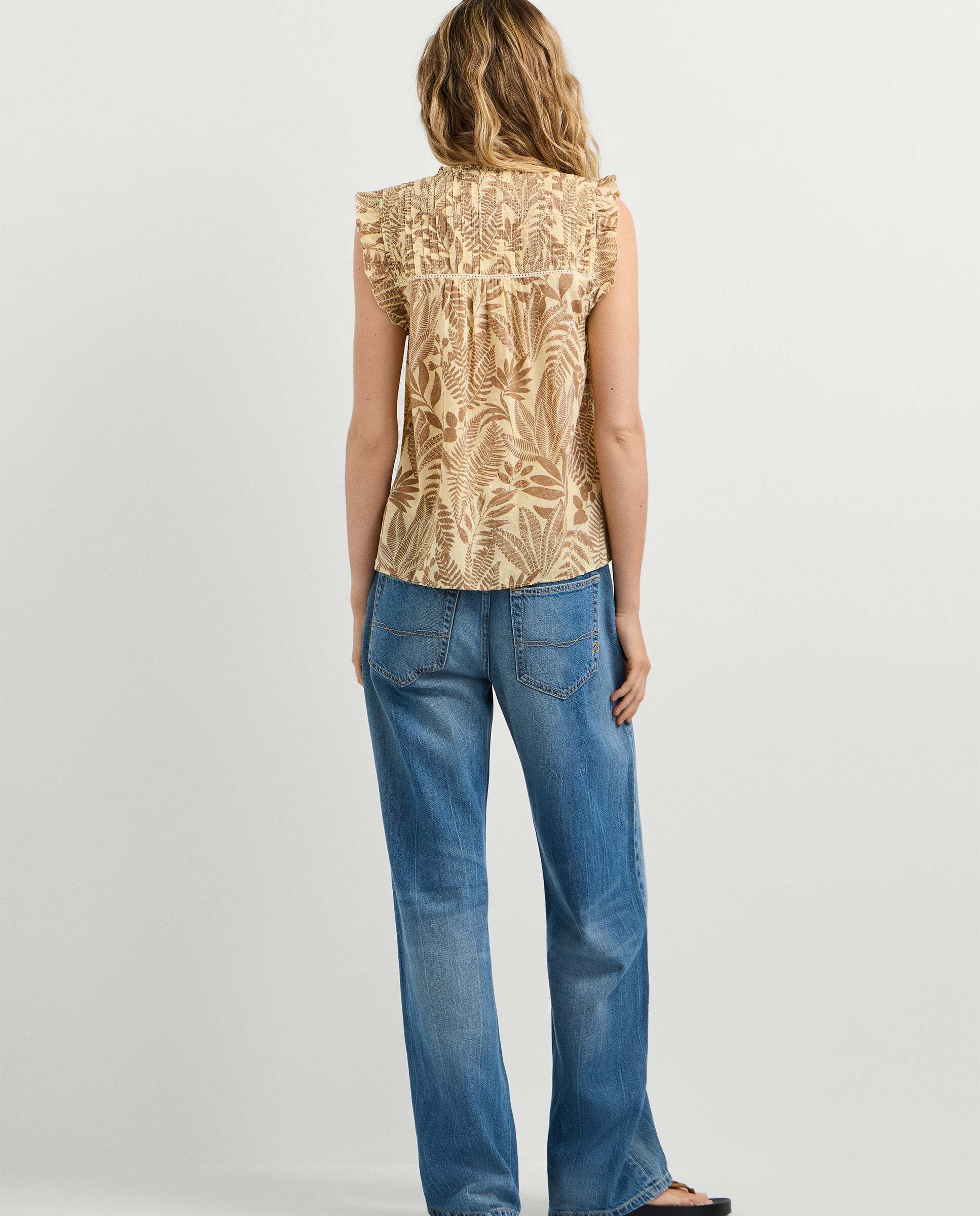 Imagen 3 de Blusa de mujer estampado floral - Pepe Jeans - Marrón Marrón