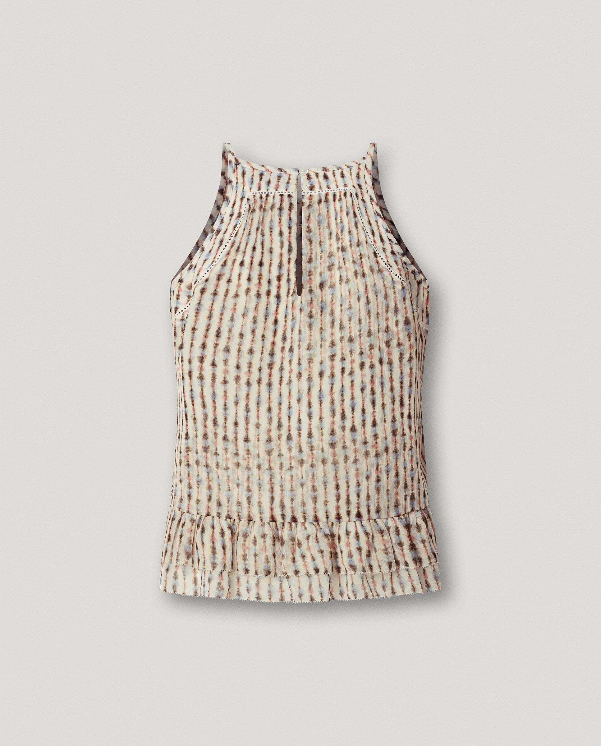 Imagen 8 de Blusa de mujer tirantes estampado ikat - Pepe Jeans - Rosa Rosa