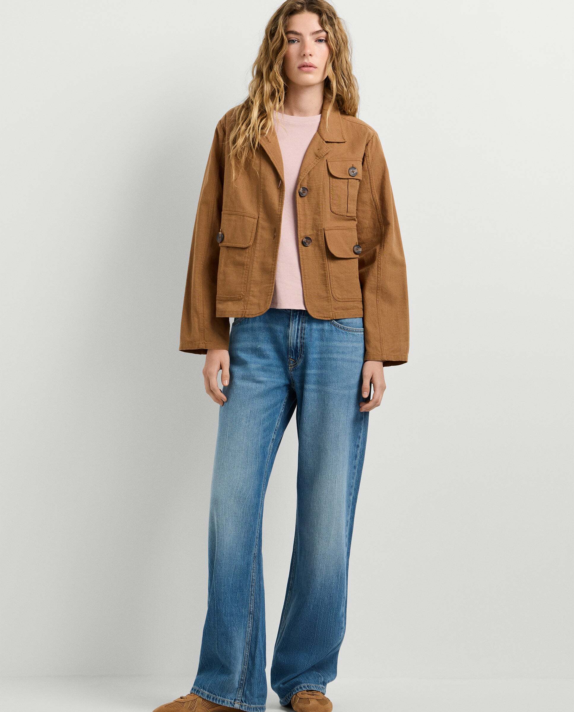 Imagen 2 de Plumífero de mujer acolchado impermeable - Pepe Jeans - Marrón Marrón