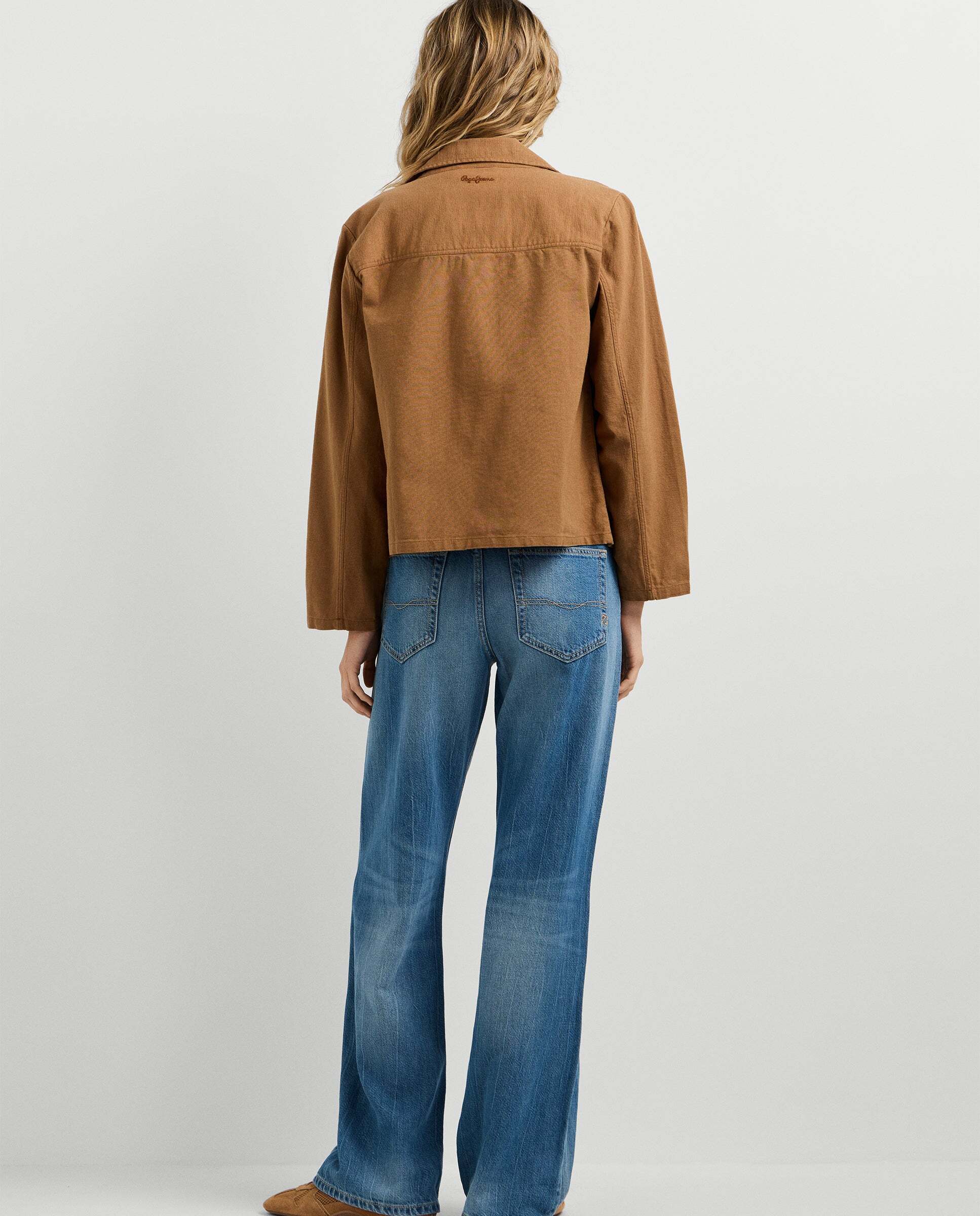 Imagen 3 de Plumífero de mujer acolchado impermeable - Pepe Jeans - Marrón Marrón