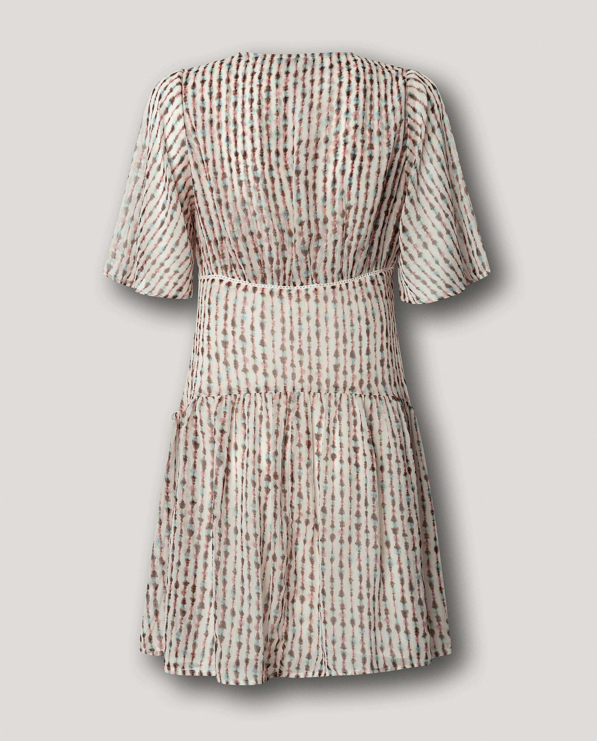 Vestido corto de mujer estampado ikat - Pepe Jeans - Rosa Rosa-8