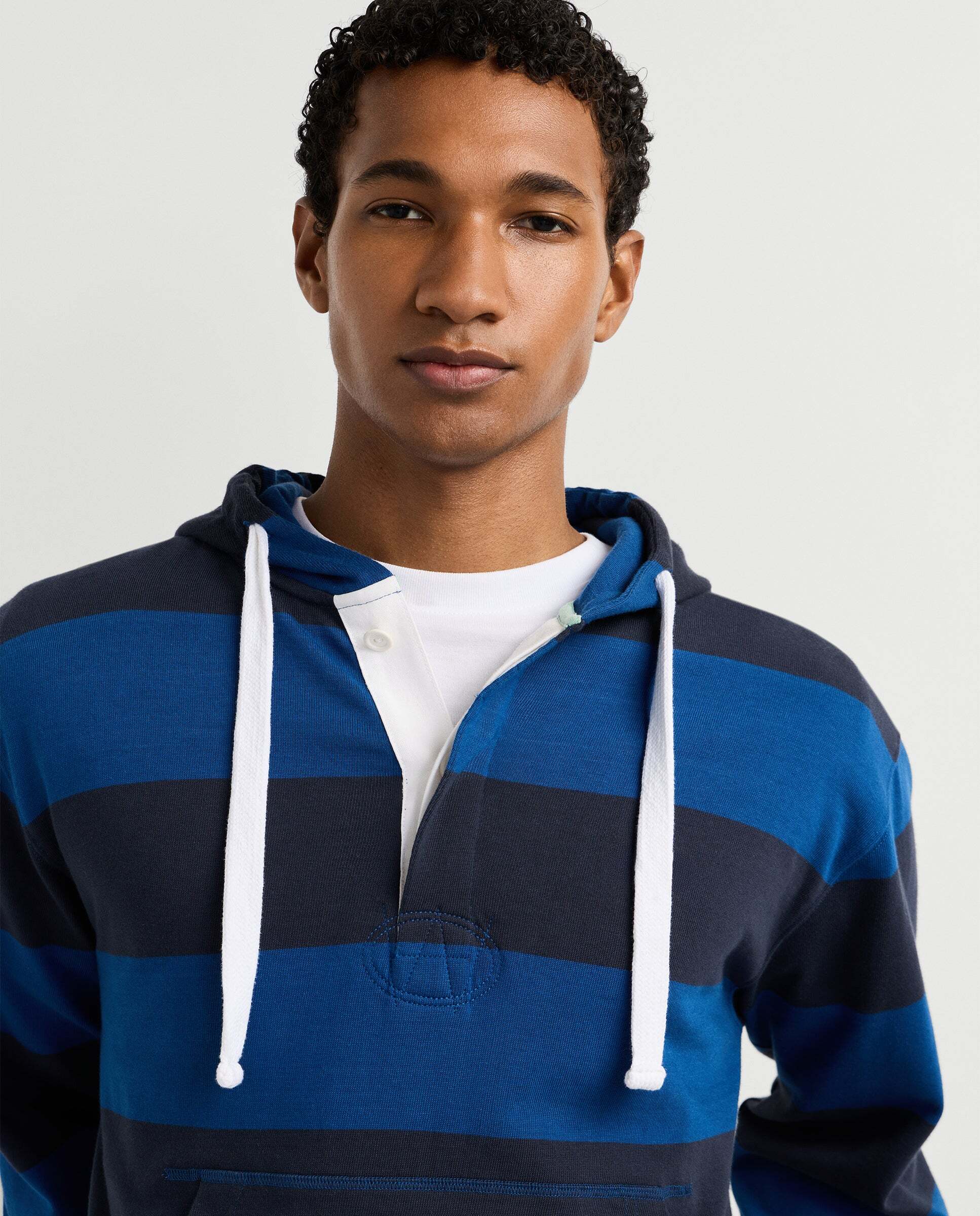 Sudadera de hombre con capucha fit casual - Pepe Jeans - Azul Azul-4