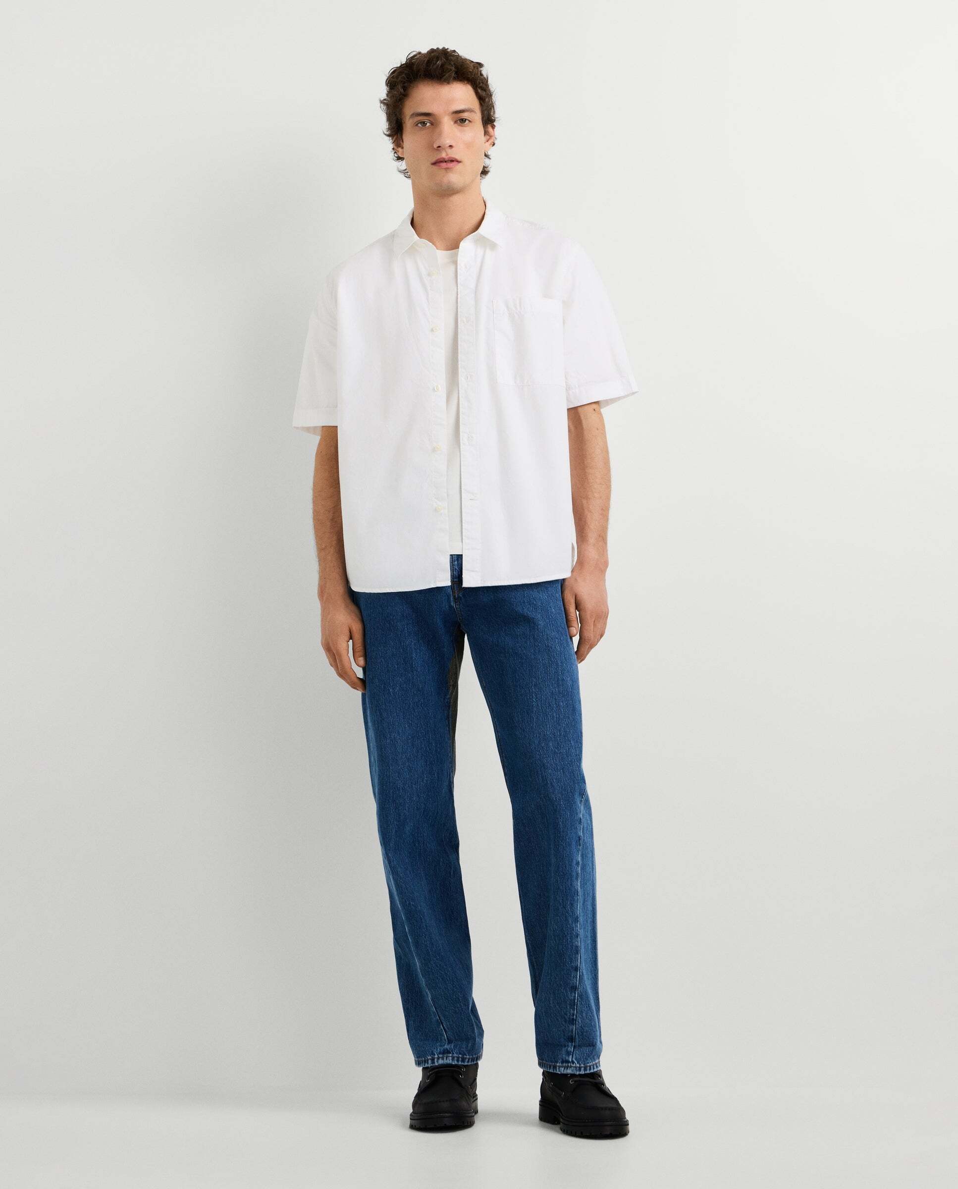 Camisa de hombre de vestir popelín fit casual - Pepe Jeans - Blanco Blanco-2