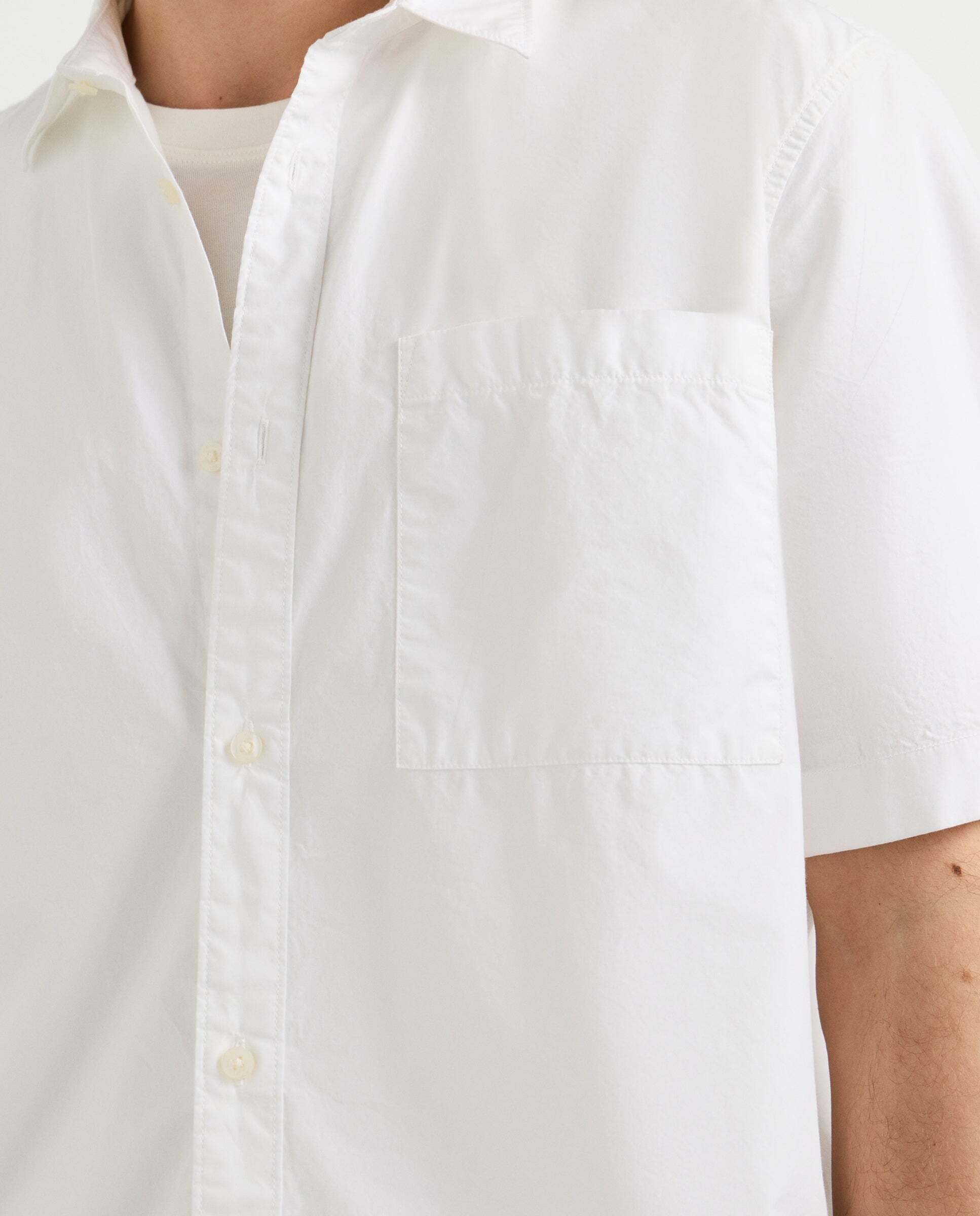 Camisa de hombre de vestir popelín fit casual - Pepe Jeans - Blanco Blanco-5