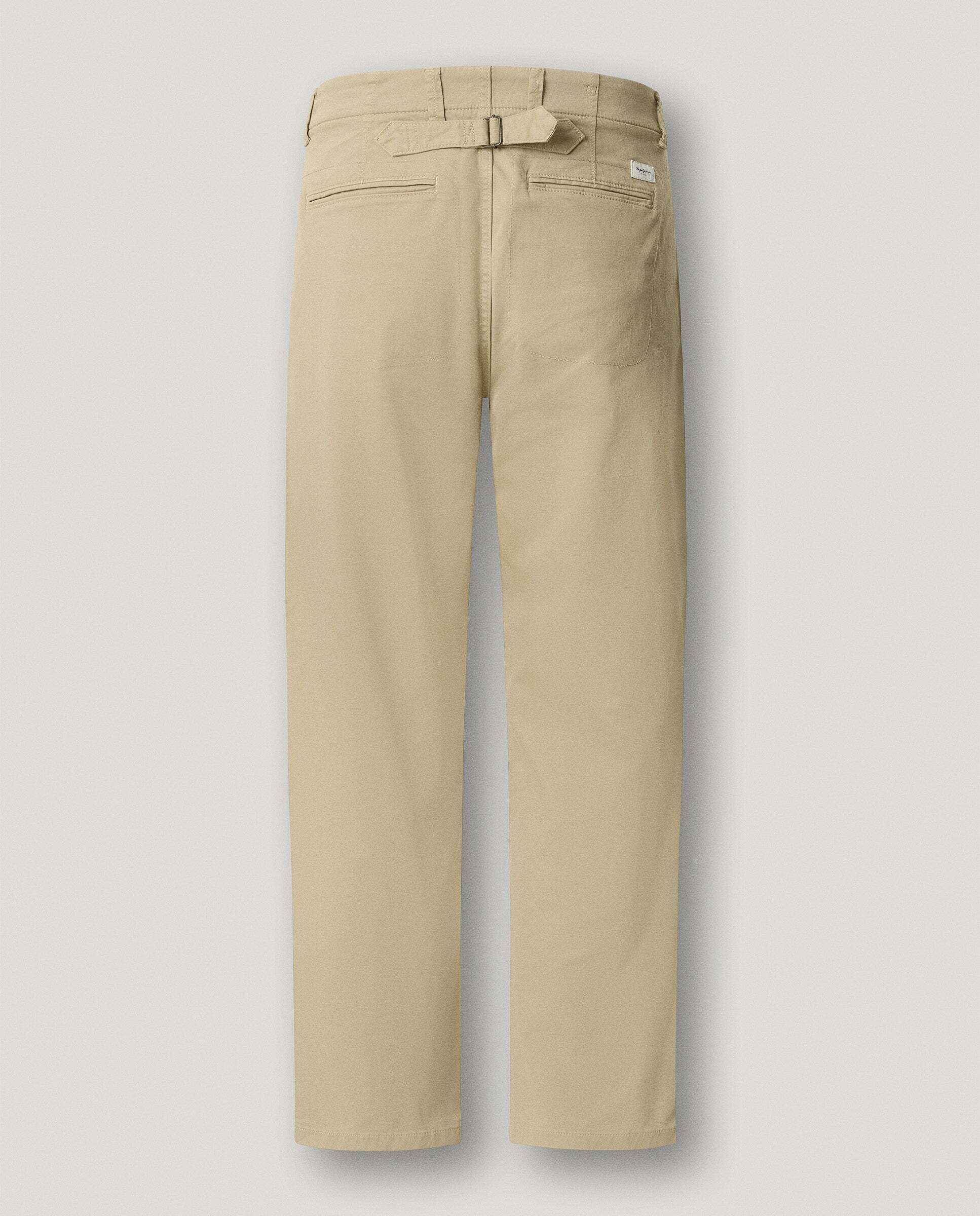 Pantalón chino de hombre sarga fit relaxed - Pepe Jeans - Natural Natural-8