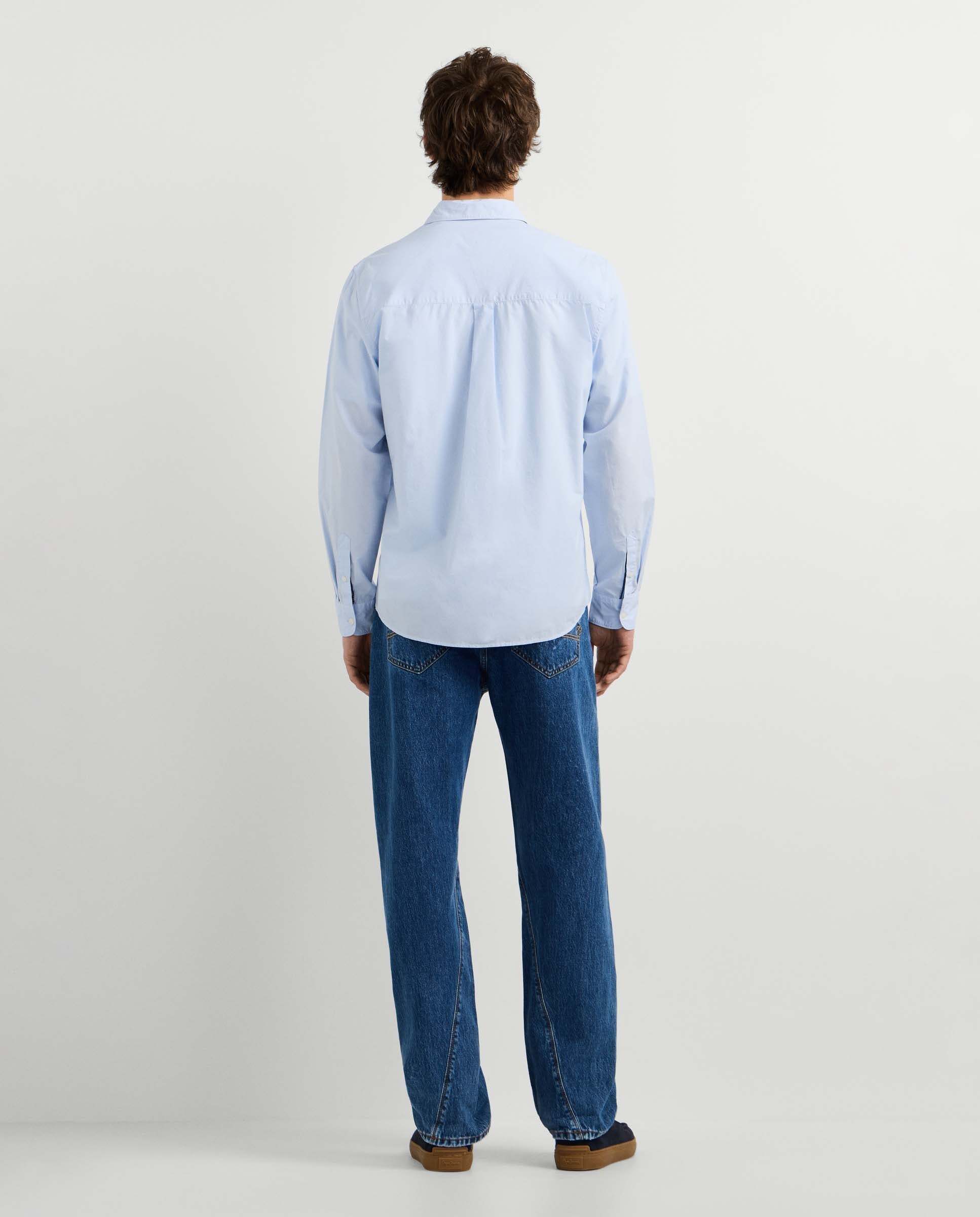 Camisa de hombre de vestir popelín fit regular - Pepe Jeans - Azul Azul-3
