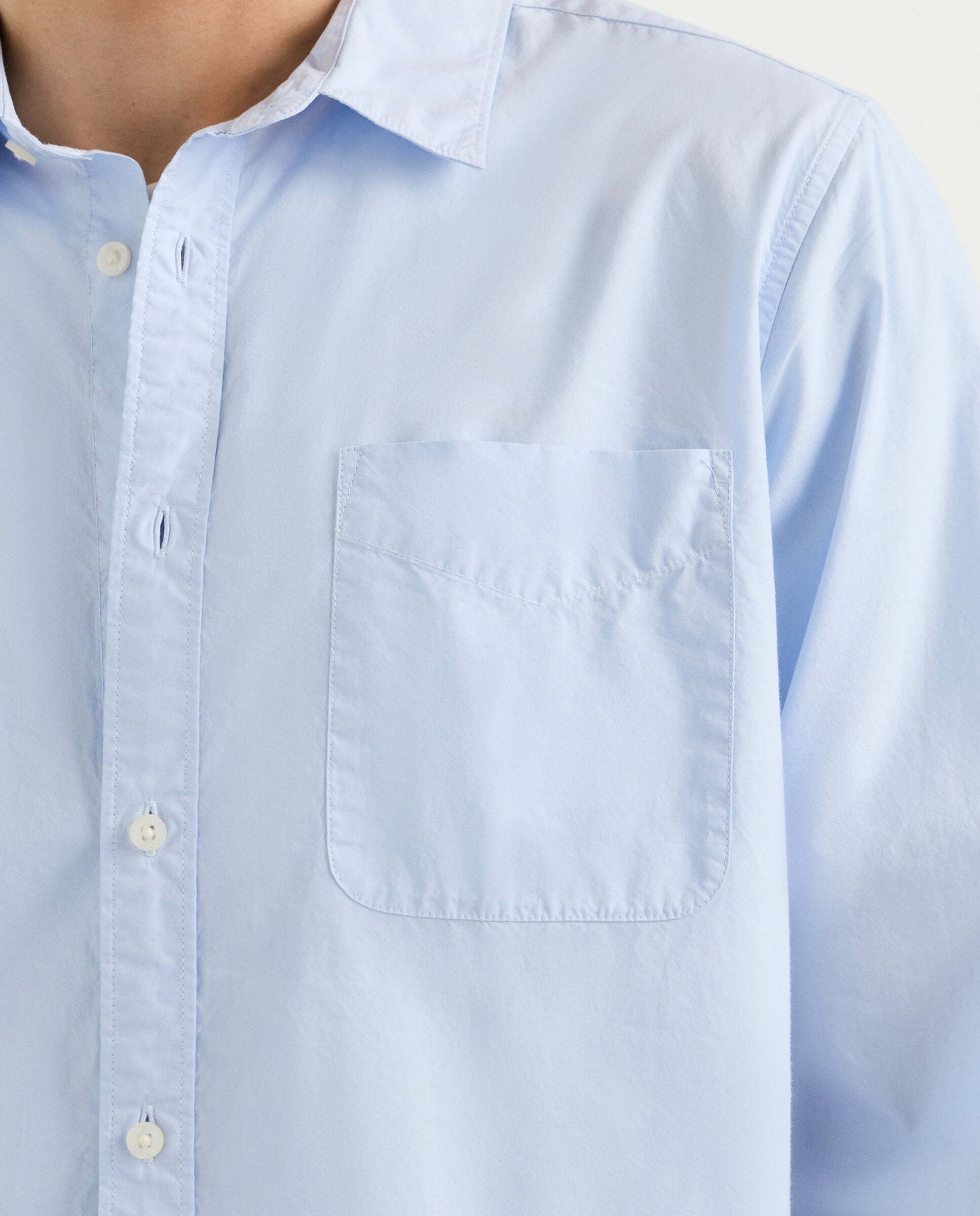Camisa de hombre de vestir popelín fit regular - Pepe Jeans - Azul Azul-4