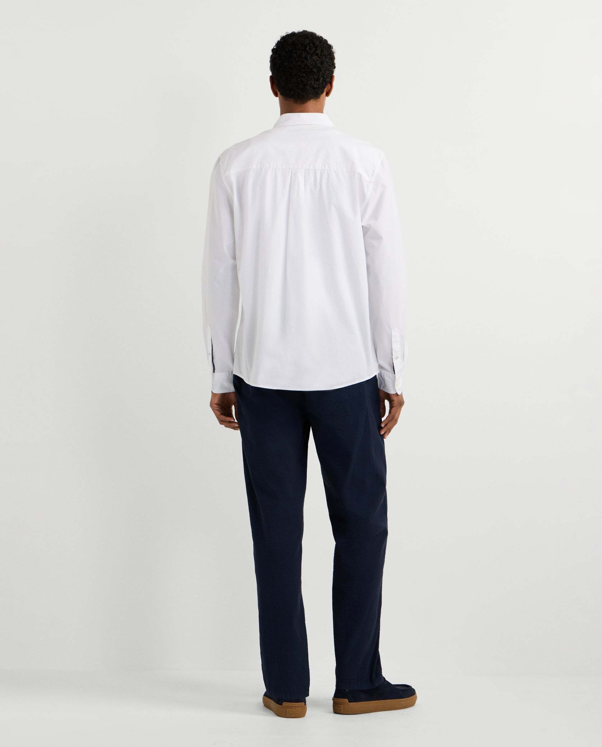 Camisa de hombre de vestir popelín fit regular - Pepe Jeans - Blanco Blanco-3