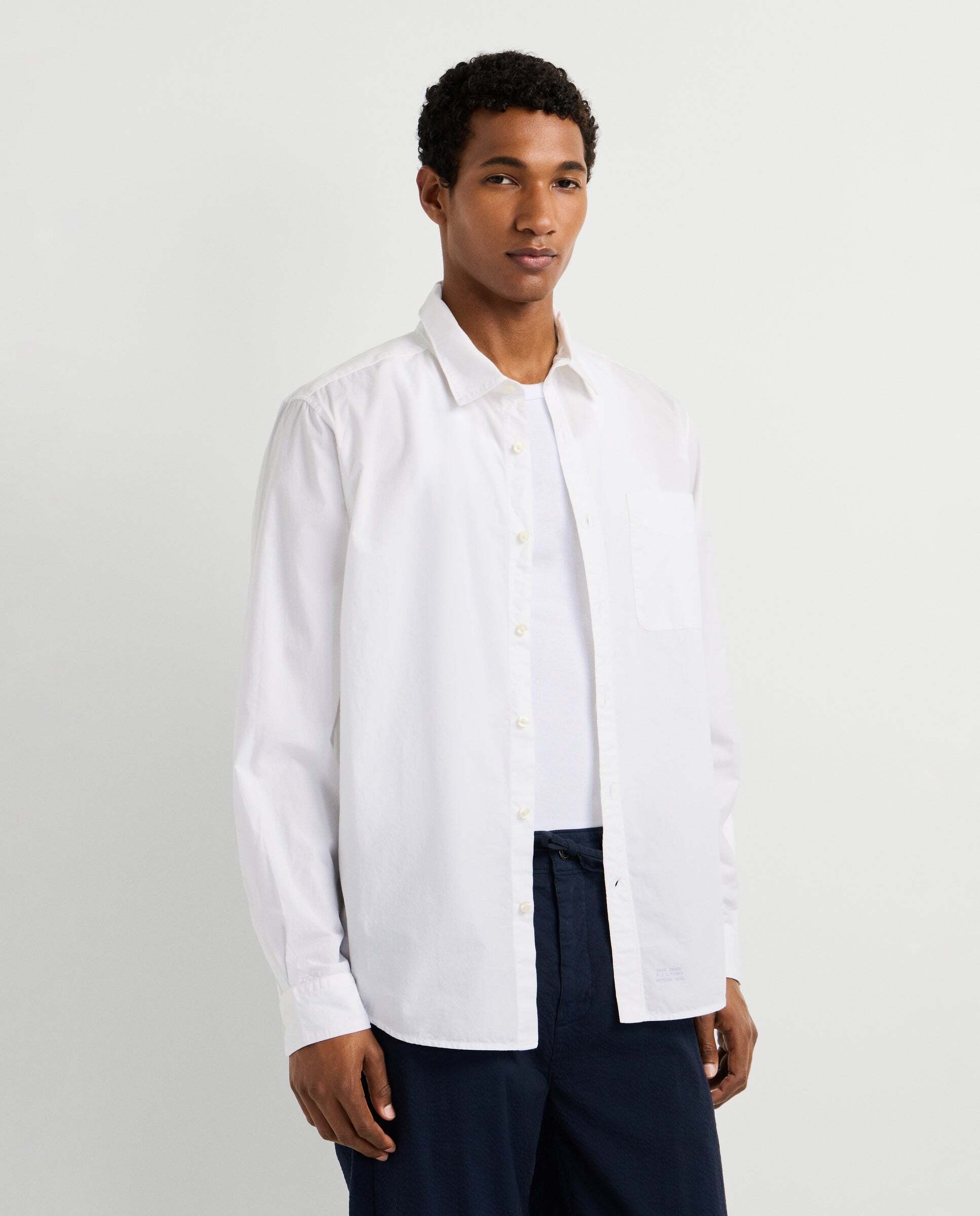 Camisa de hombre de vestir popelín fit regular - Pepe Jeans - Blanco Blanco-6