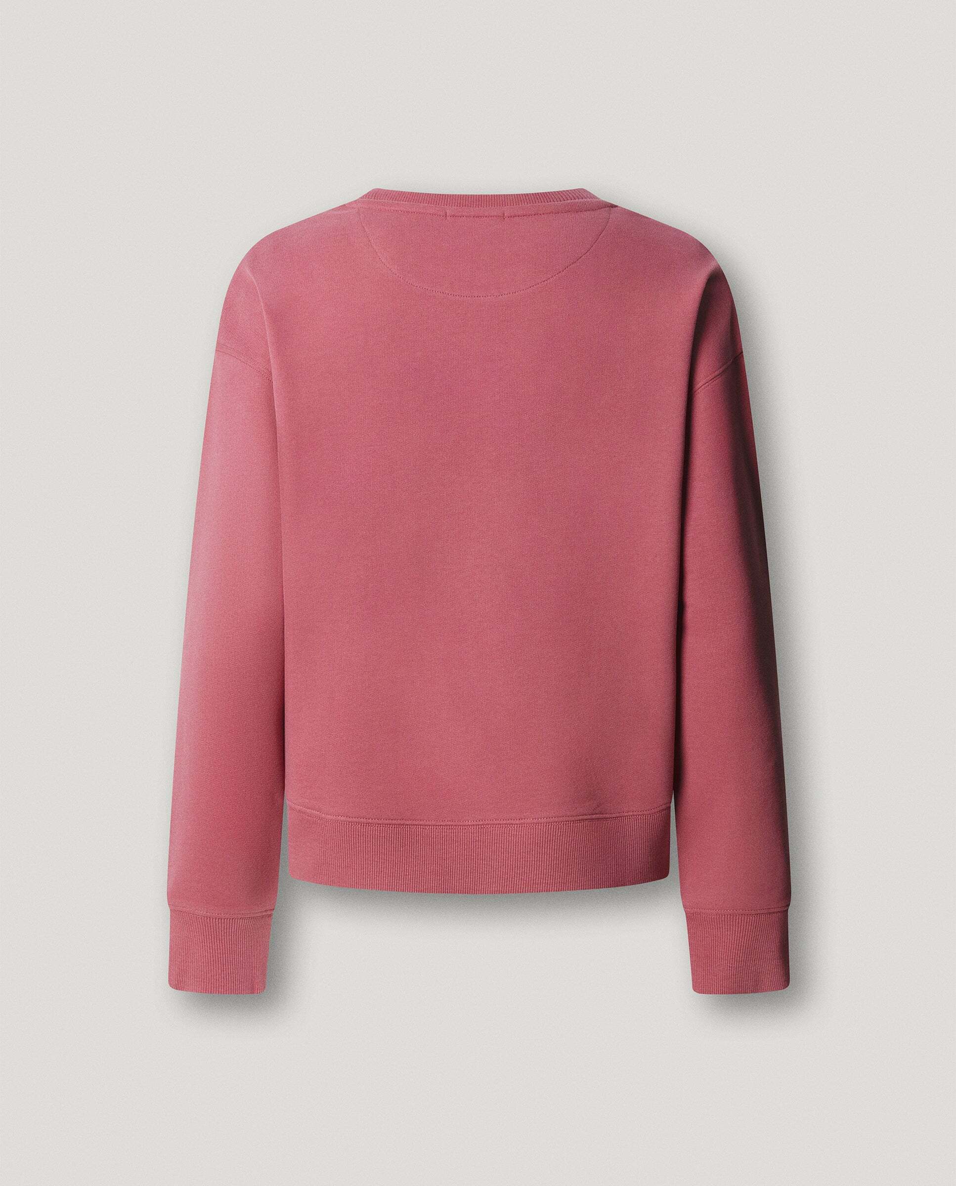 Sudadera de mujer cuello redondo con logo - Pepe Jeans - Rosa Rosa-9
