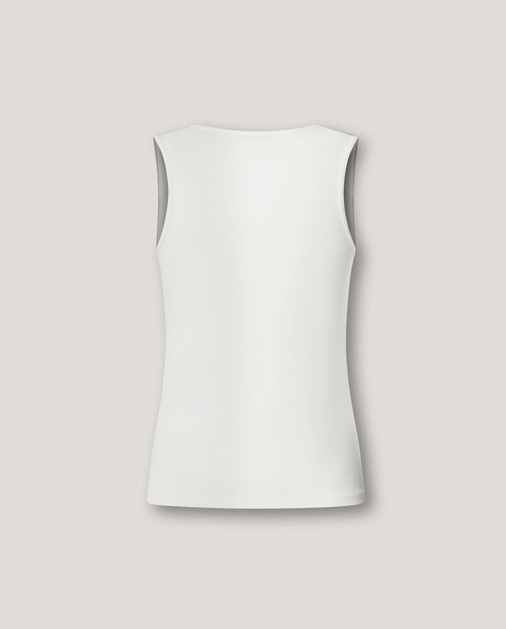 Imagen 8 de Top de mujer canalé sin mangas - Pepe Jeans - Blanco Blanco