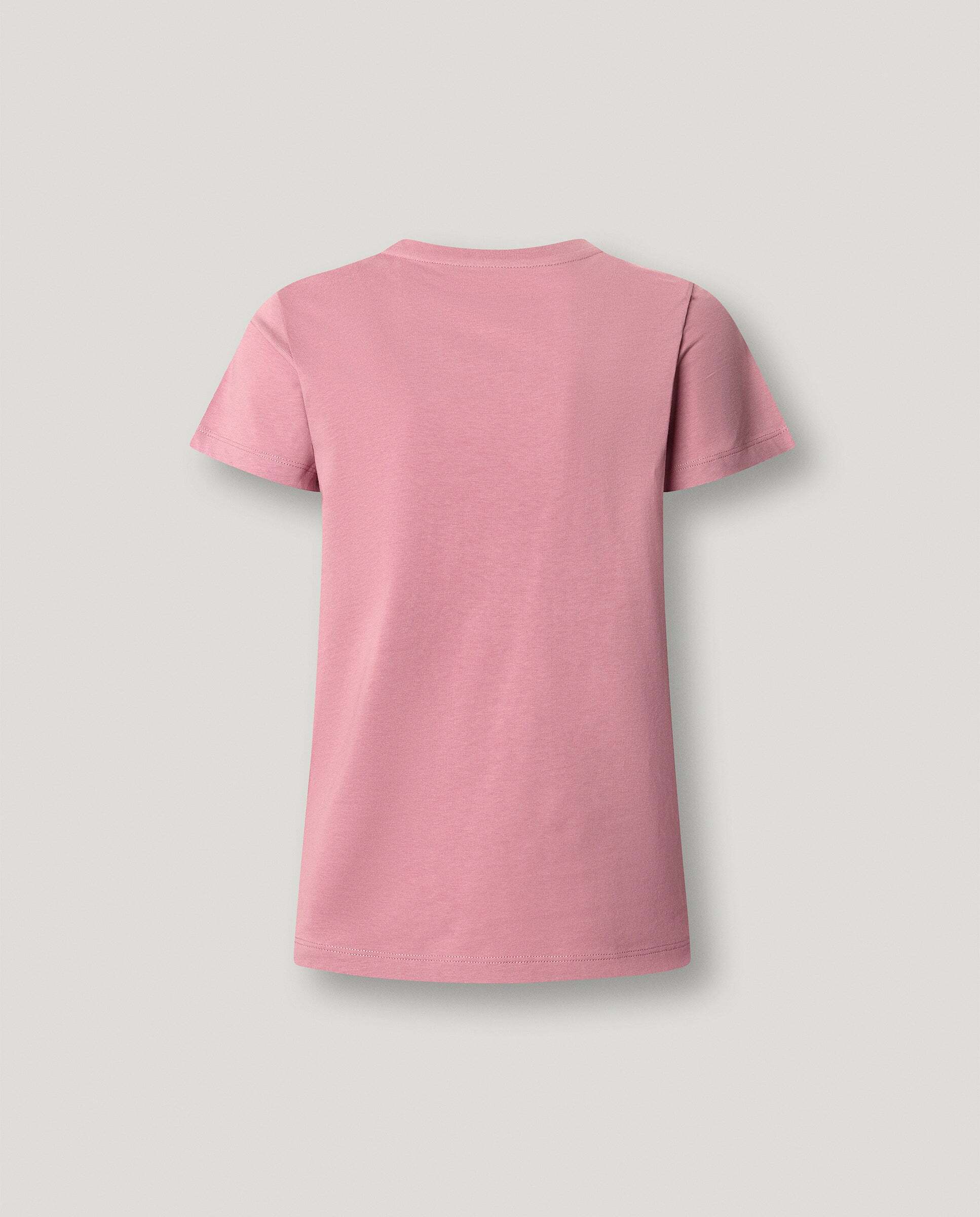 Camiseta de mujer logo floral estampado - Pepe Jeans - Rosa Rosa-8