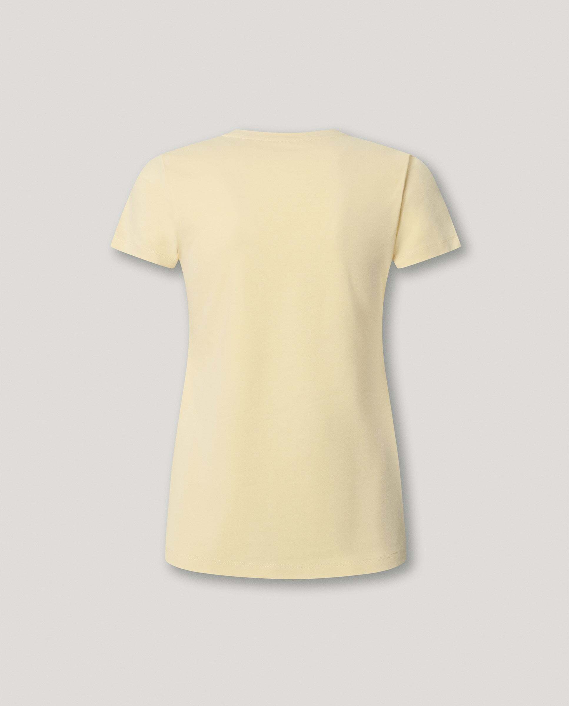 Camiseta de mujer manga corta con logo estampado - Pepe Jeans - Crema Crema-8
